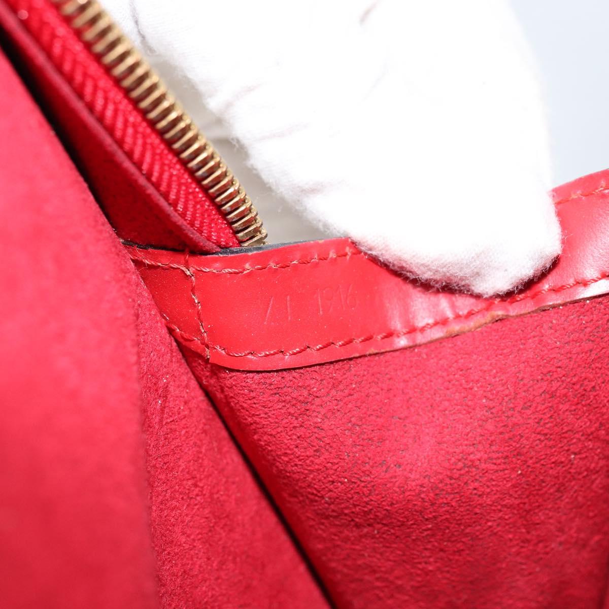 LOUIS VUITTON Epi Lussac Shoulder Bag Red M52287 LV Auth 172360