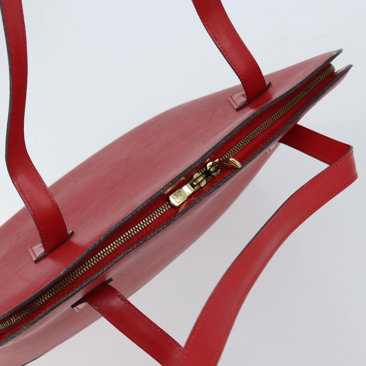 LOUIS VUITTON Epi Lussac Shoulder Bag Red M52287 LV Auth 172360