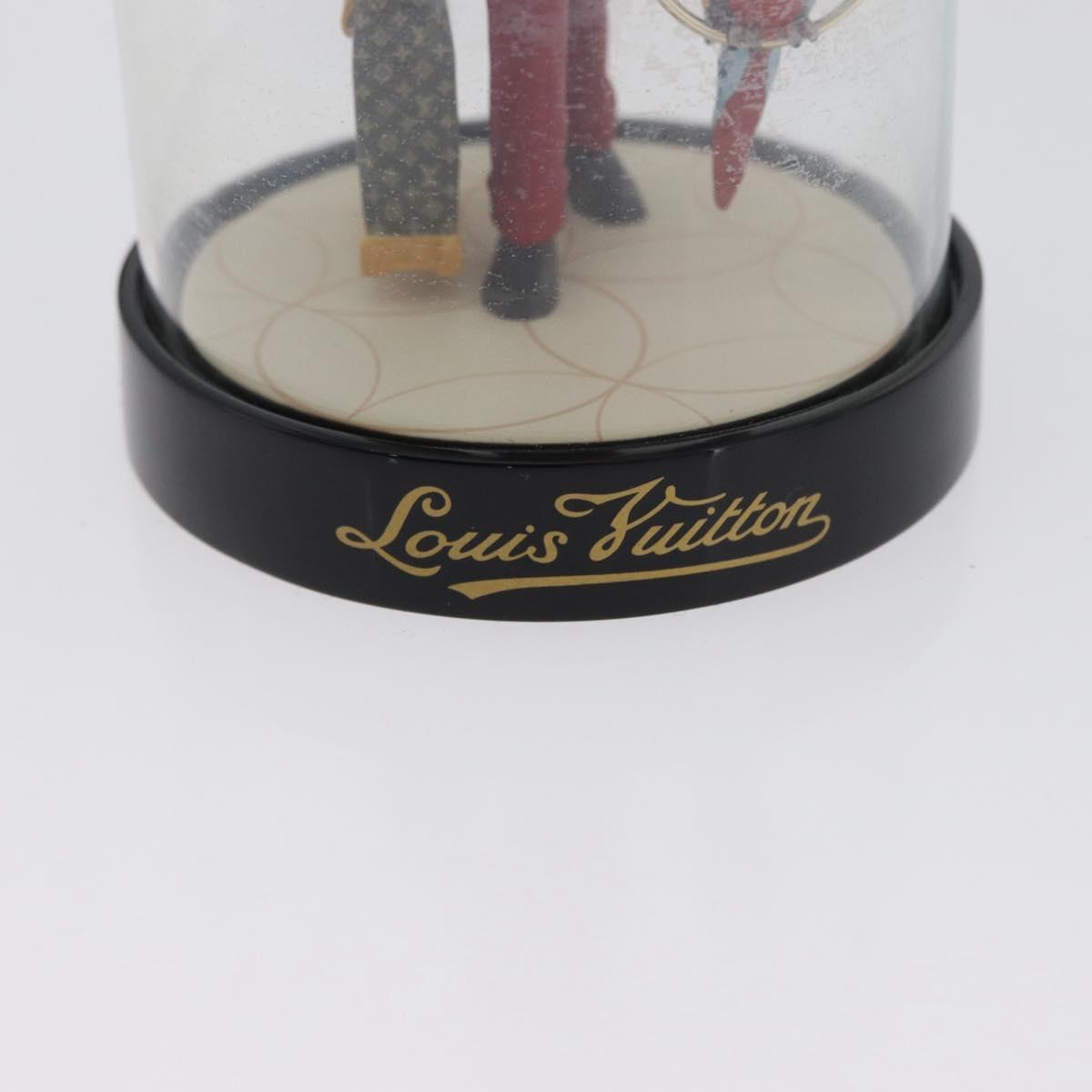 LOUIS VUITTON Snow Globe Pageboy Clear Red LV Auth 172367A