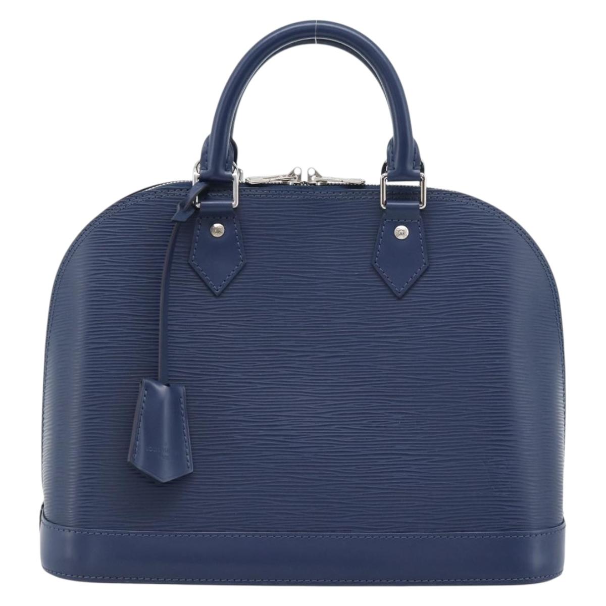 LOUIS VUITTON Epi Alma PM Hand Bag Indigo M40620 LV Auth 172369SAV