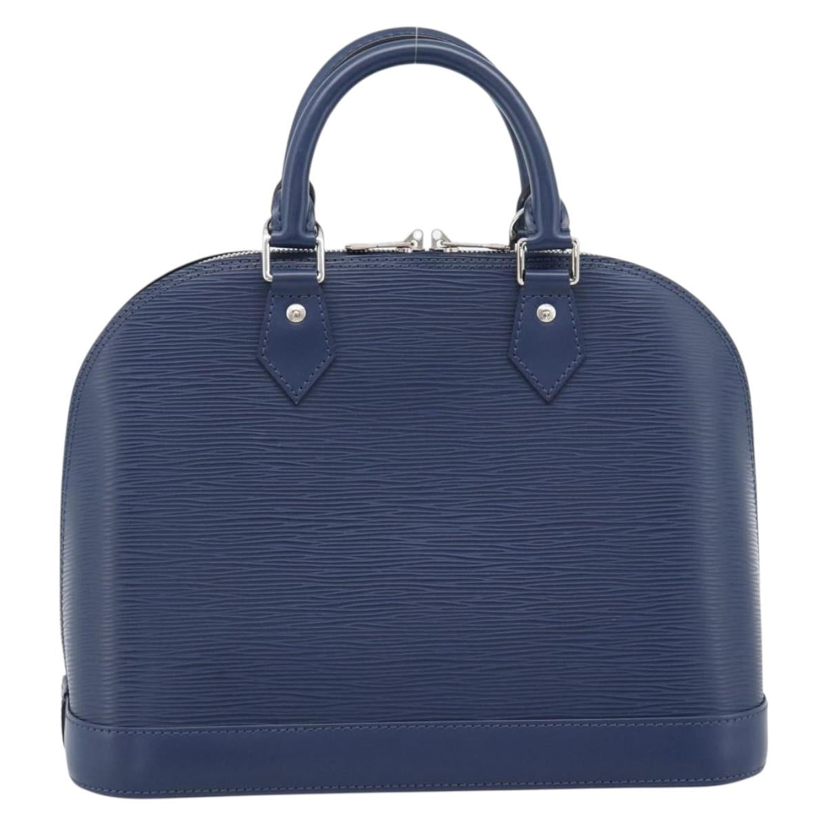 LOUIS VUITTON Epi Alma PM Hand Bag Indigo M40620 LV Auth 172369SAV