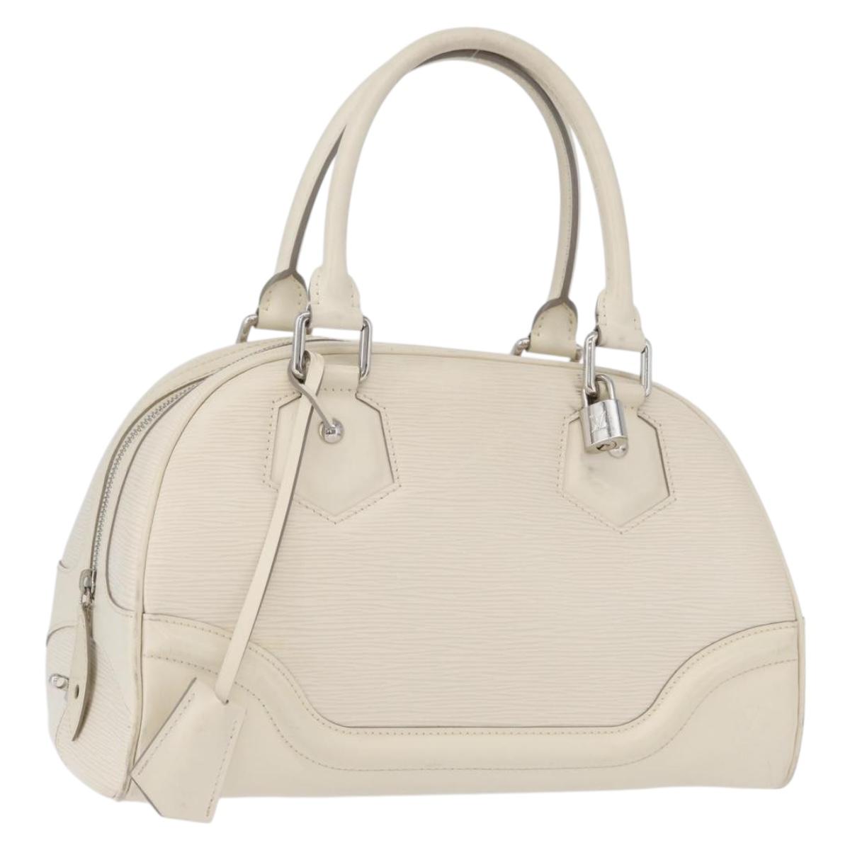 LOUIS VUITTON Epi Bowling Montaigne PM Hand Bag Yvoire M5932J LV Auth 172376A