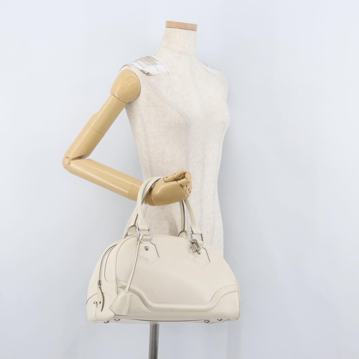 LOUIS VUITTON Epi Bowling Montaigne PM Hand Bag Yvoire M5932J LV Auth 172376A