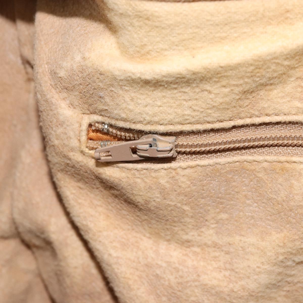 GUCCI Web Sherry Line GG Supreme Shoulder Bag PVC Beige Gold 010 378 Auth 172377