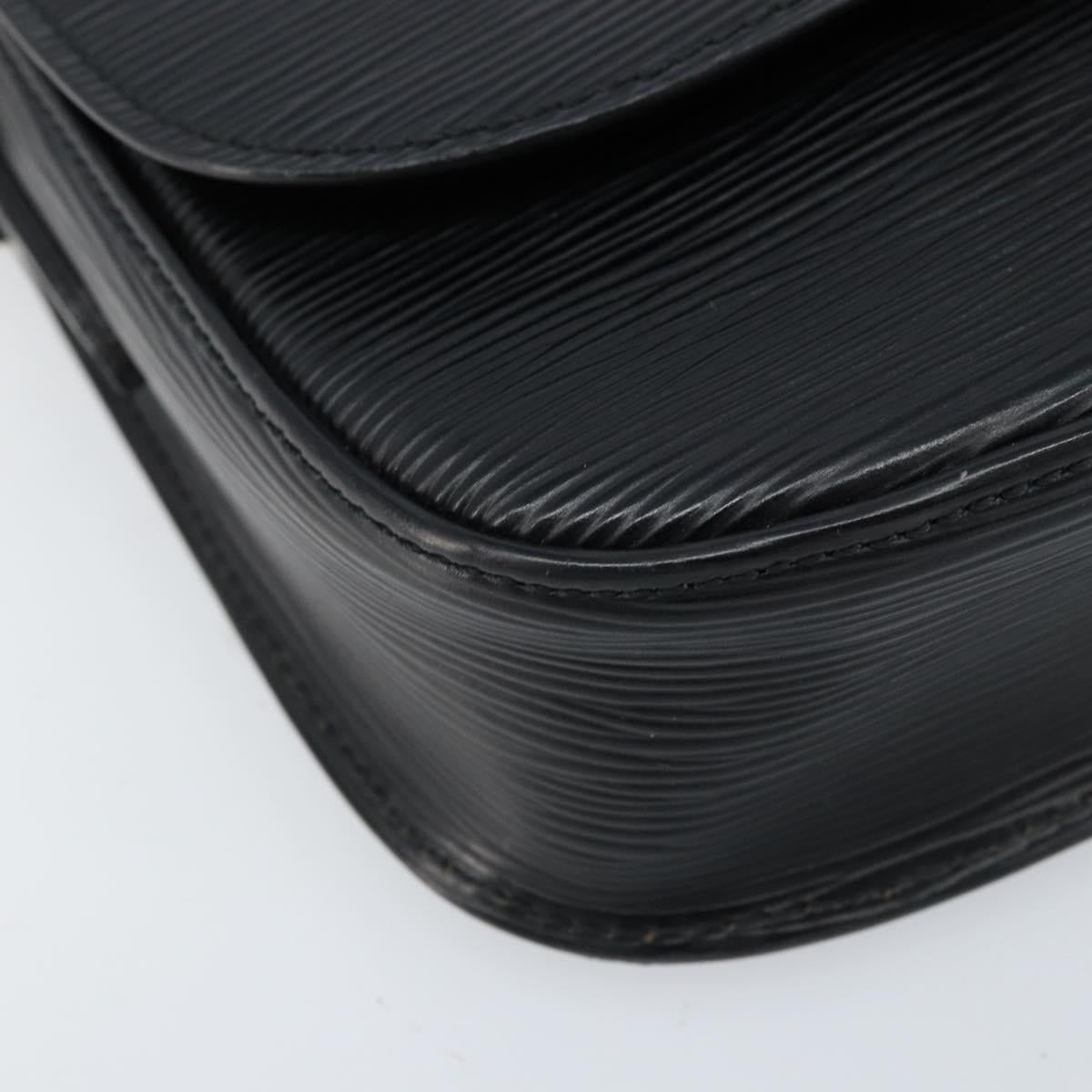 LOUIS VUITTON Epi Saint Cloud PM Shoulder Bag Black M52212 LV Auth 172391A