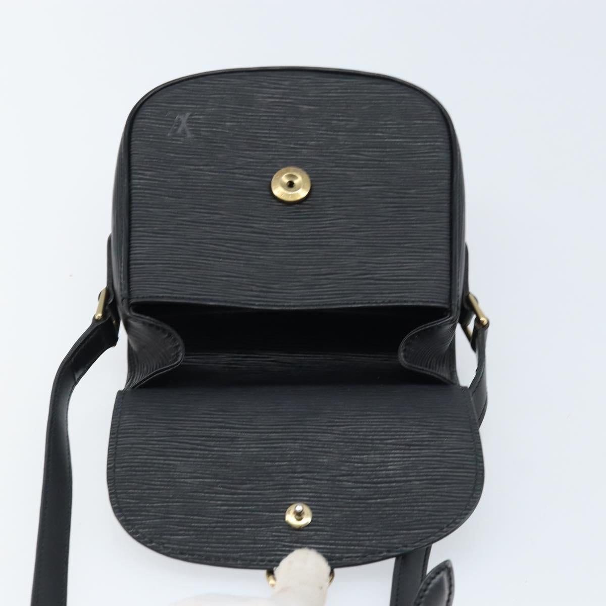 LOUIS VUITTON Epi Saint Cloud PM Shoulder Bag Black M52212 LV Auth 172391A