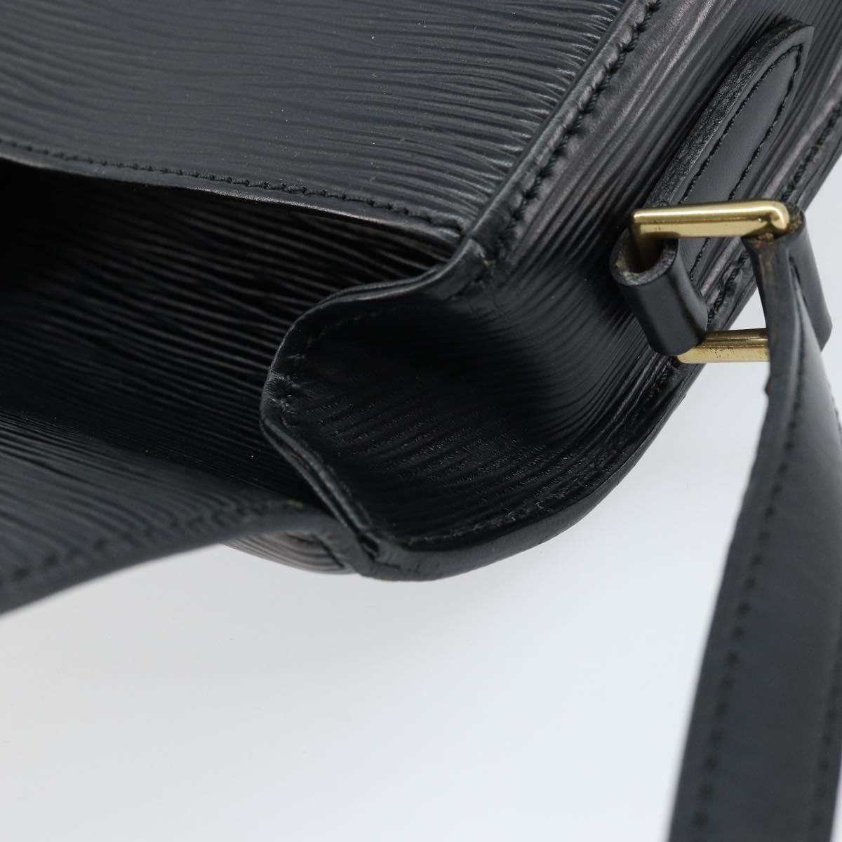 LOUIS VUITTON Epi Saint Cloud PM Shoulder Bag Black M52212 LV Auth 172391A