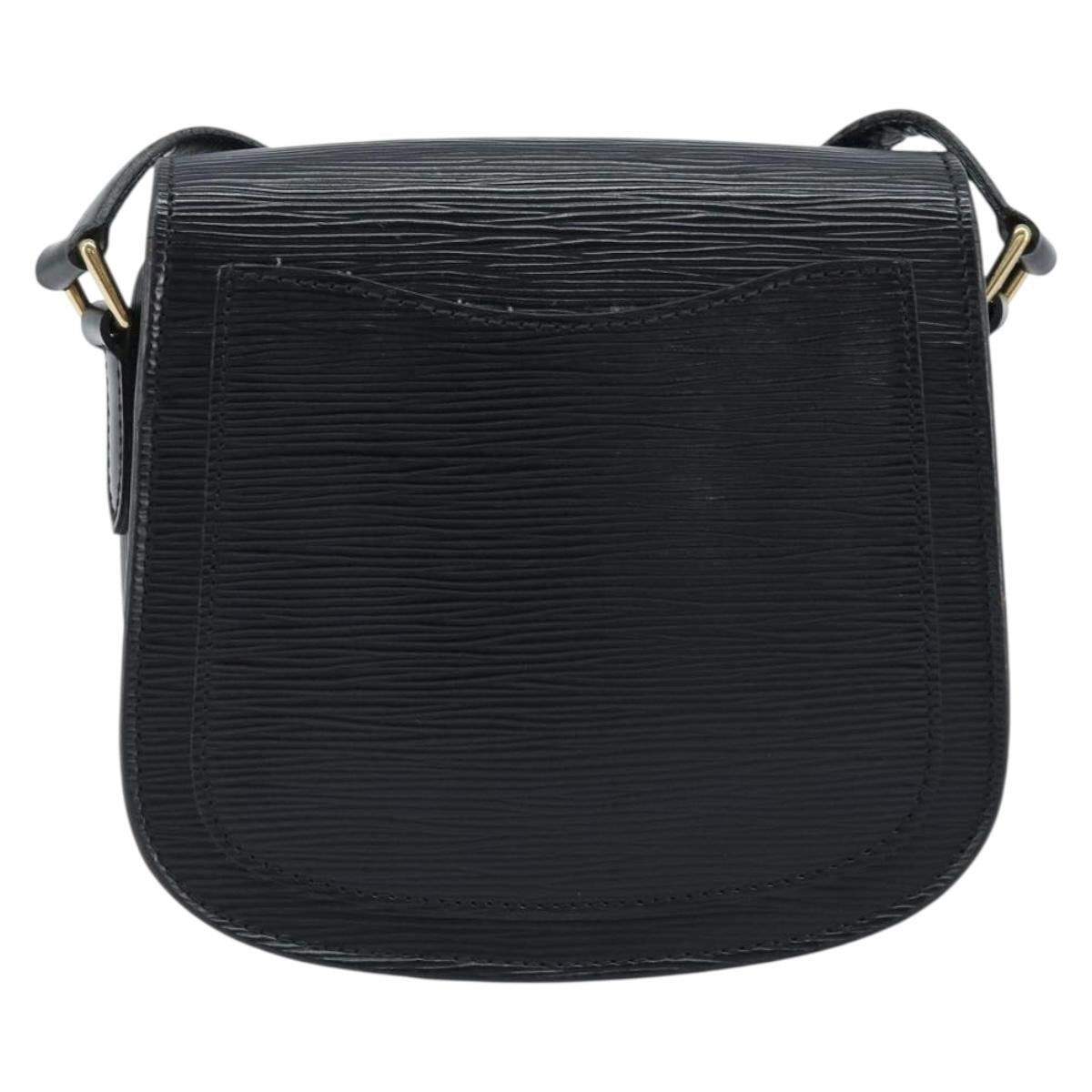 LOUIS VUITTON Epi Saint Cloud PM Shoulder Bag Black M52212 LV Auth 172391A