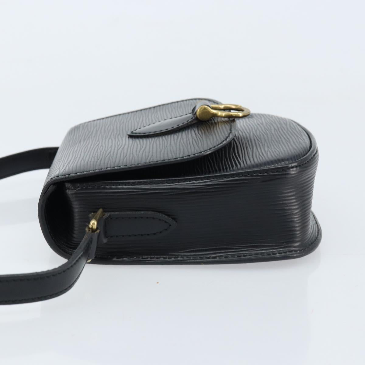 LOUIS VUITTON Epi Saint Cloud PM Shoulder Bag Black M52212 LV Auth 172391A