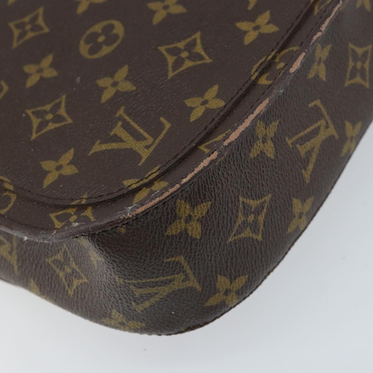 LOUIS VUITTON Monogram Saint Cloud GM Shoulder Bag M51242 LV Auth 172392