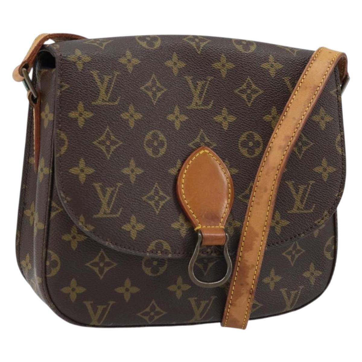 LOUIS VUITTON Monogram Saint Cloud GM Shoulder Bag M51242 LV Auth 172392