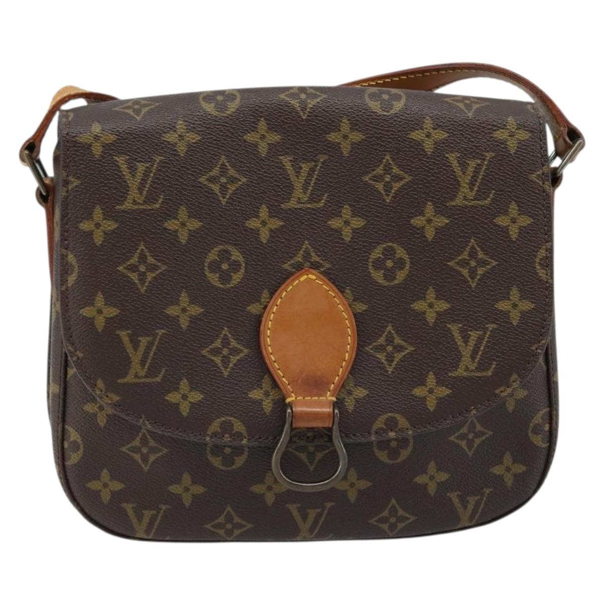 LOUIS VUITTON Monogram Saint Cloud GM Shoulder Bag M51242 LV Auth 172392