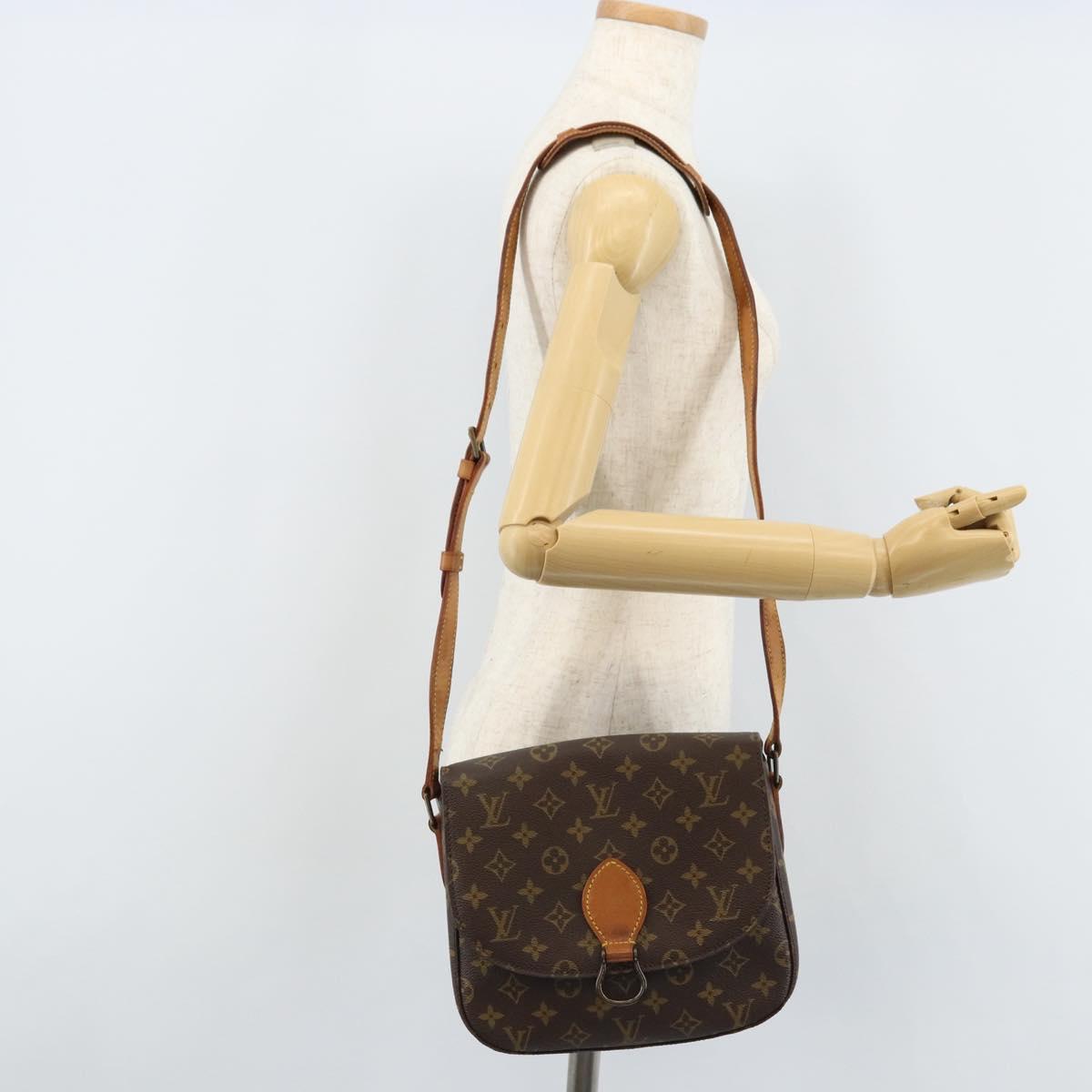 LOUIS VUITTON Monogram Saint Cloud GM Shoulder Bag M51242 LV Auth 172392