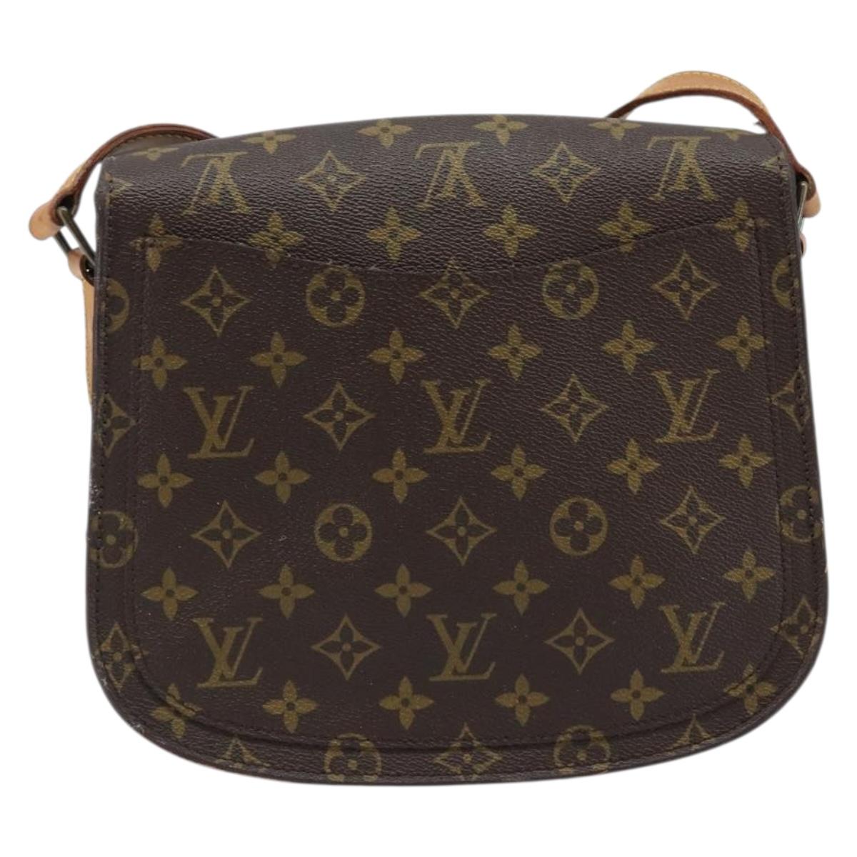 LOUIS VUITTON Monogram Saint Cloud GM Shoulder Bag M51242 LV Auth 172392