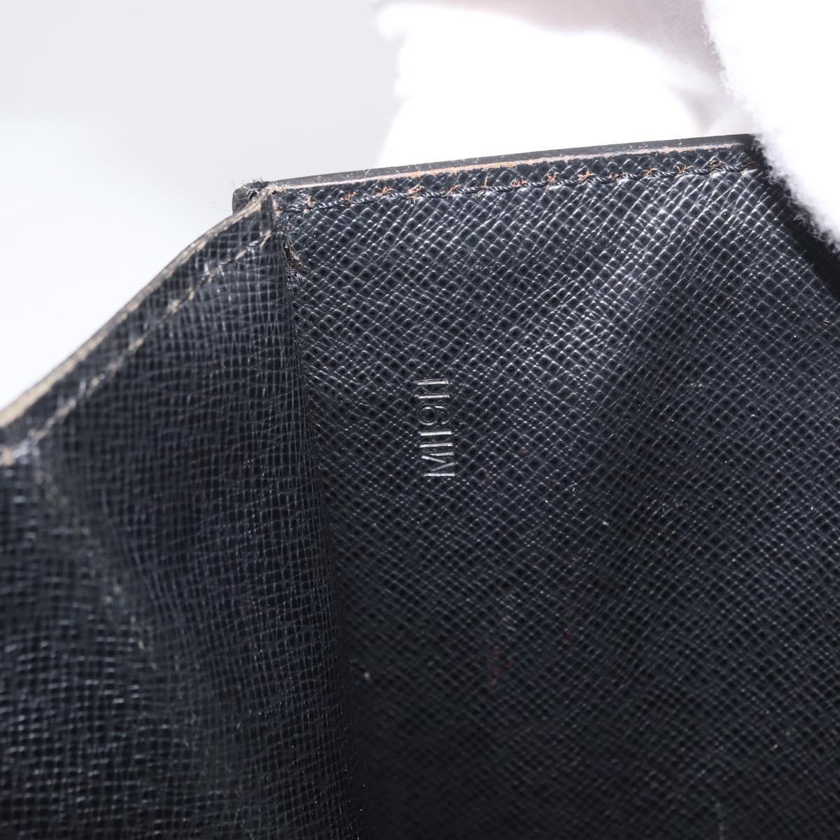 LOUIS VUITTON Epi Serie Dragonne Clutch Bag Black Noir M52612 LV Auth 172395