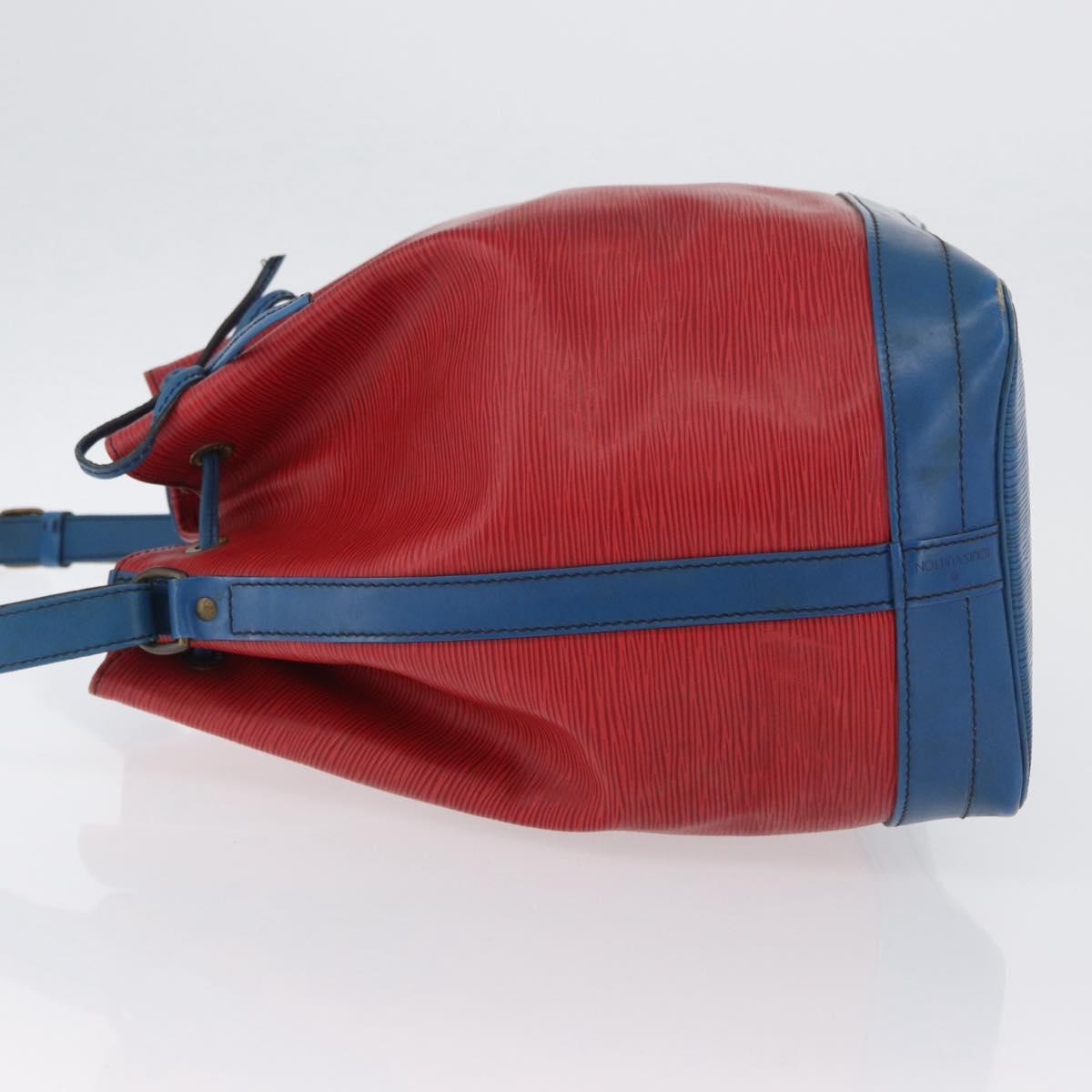 LOUIS VUITTON Epi Noe Shoulder Bag Bicolor Red Blue M44084 LV Auth 172411