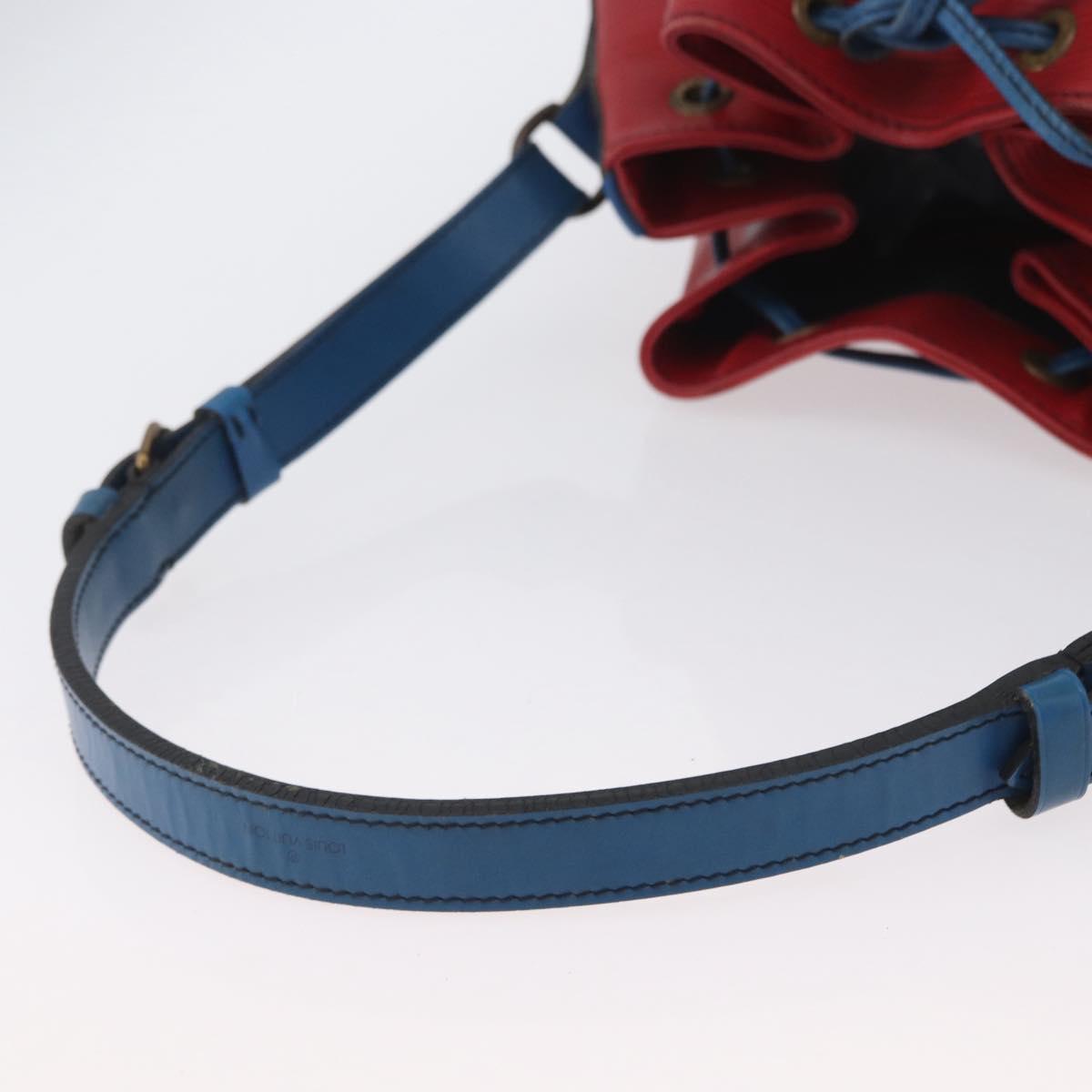 LOUIS VUITTON Epi Noe Shoulder Bag Bicolor Red Blue M44084 LV Auth 172411