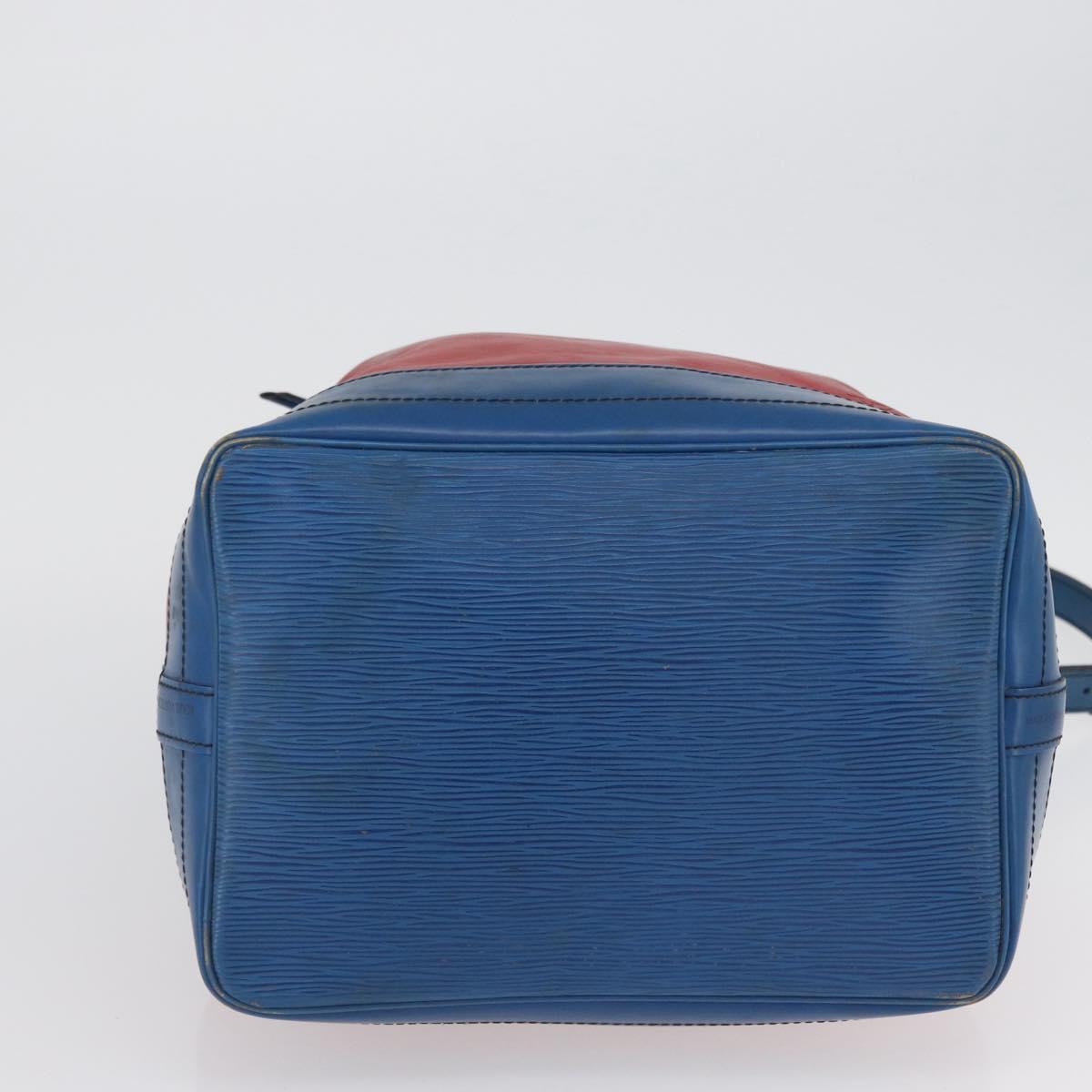 LOUIS VUITTON Epi Noe Shoulder Bag Bicolor Red Blue M44084 LV Auth 172411