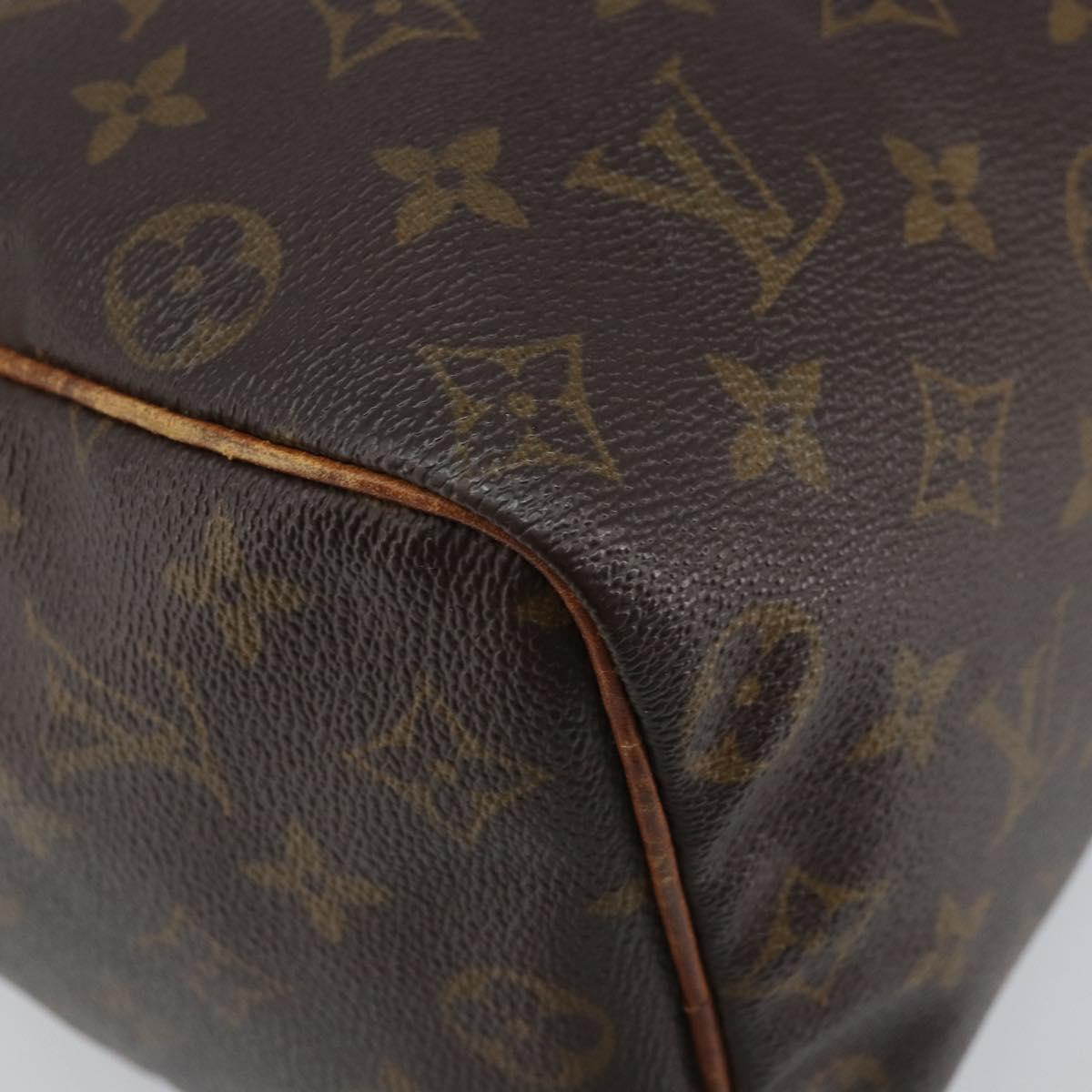 LOUIS VUITTON Monogram Speedy 30 Hand Bag M41526 LV Auth 172416