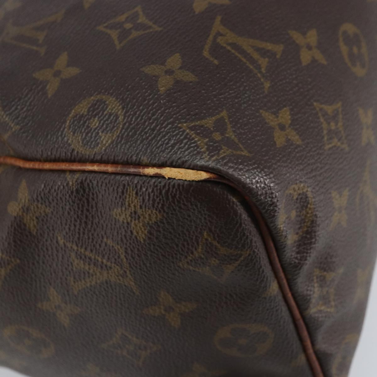 LOUIS VUITTON Monogram Speedy 30 Hand Bag M41526 LV Auth 172416