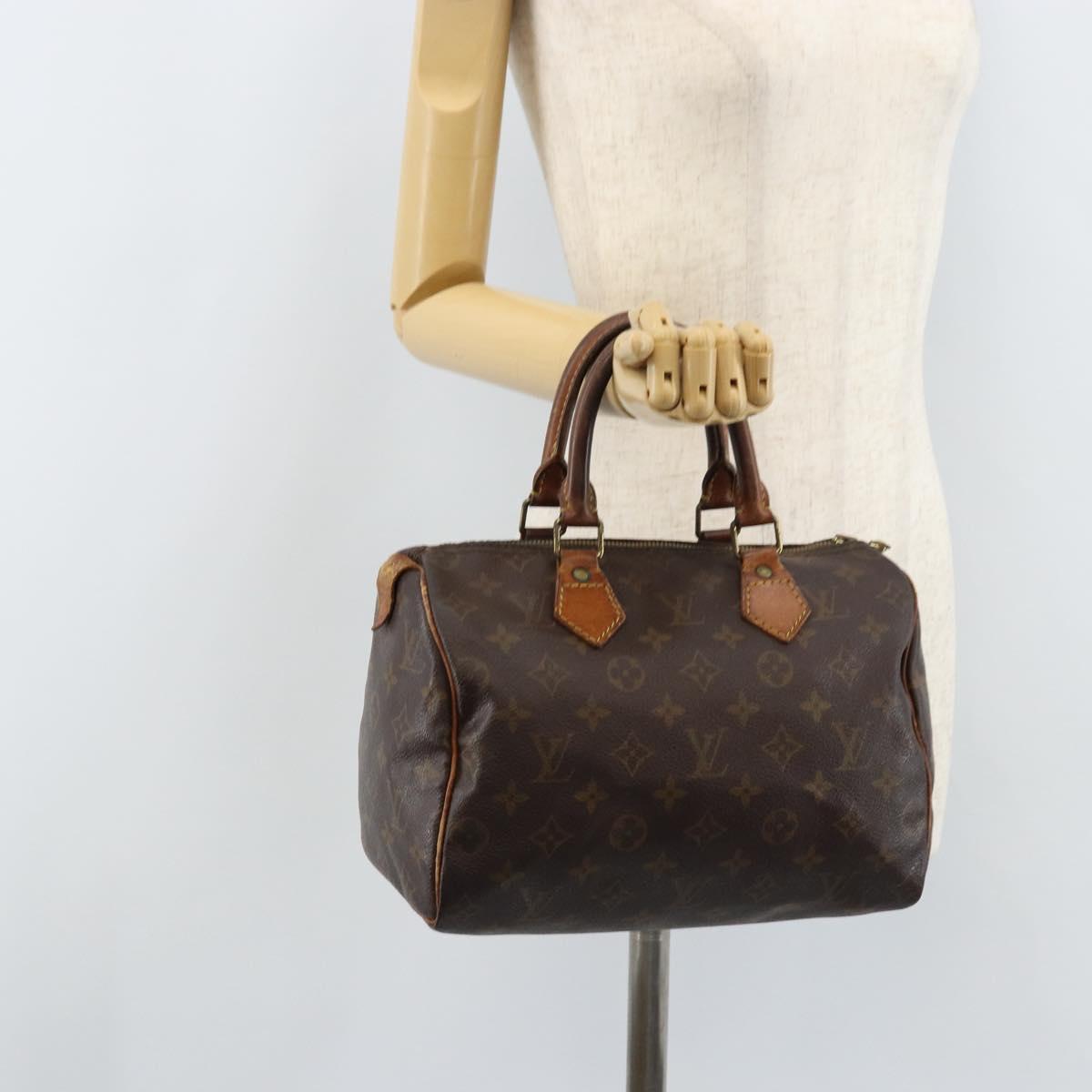 LOUIS VUITTON Monogram Speedy 30 Hand Bag M41526 LV Auth 172416