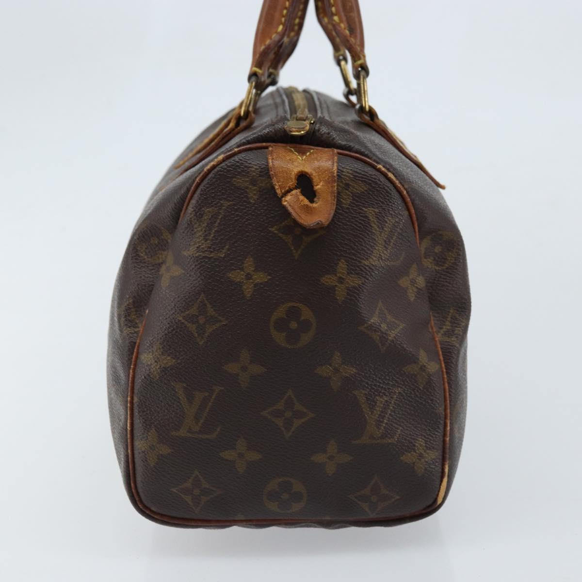 LOUIS VUITTON Monogram Speedy 30 Hand Bag M41526 LV Auth 172416