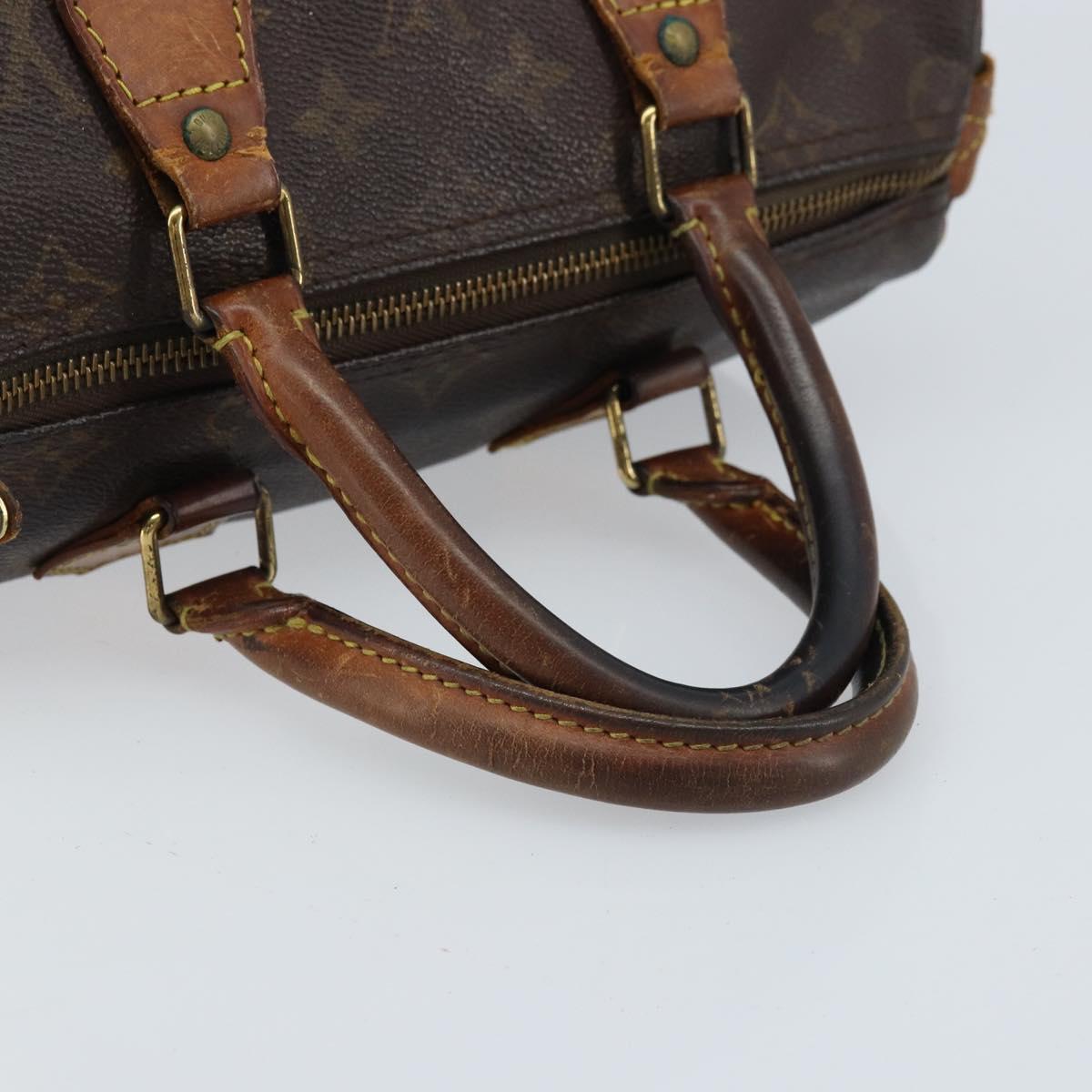 LOUIS VUITTON Monogram Speedy 30 Hand Bag M41526 LV Auth 172416