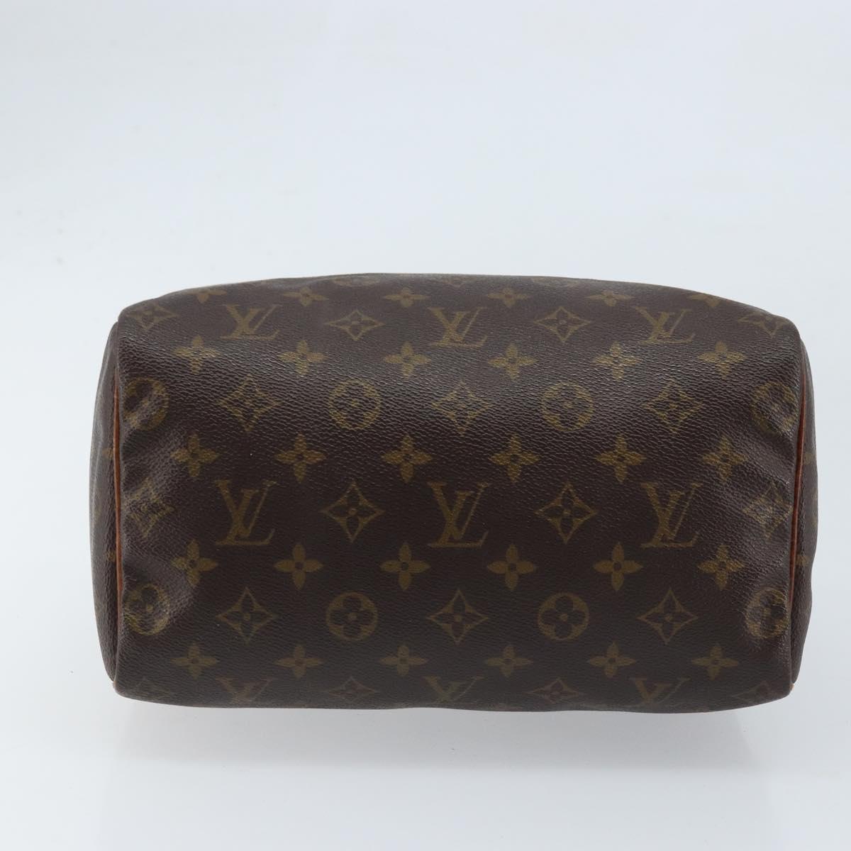 LOUIS VUITTON Monogram Speedy 30 Hand Bag M41526 LV Auth 172416