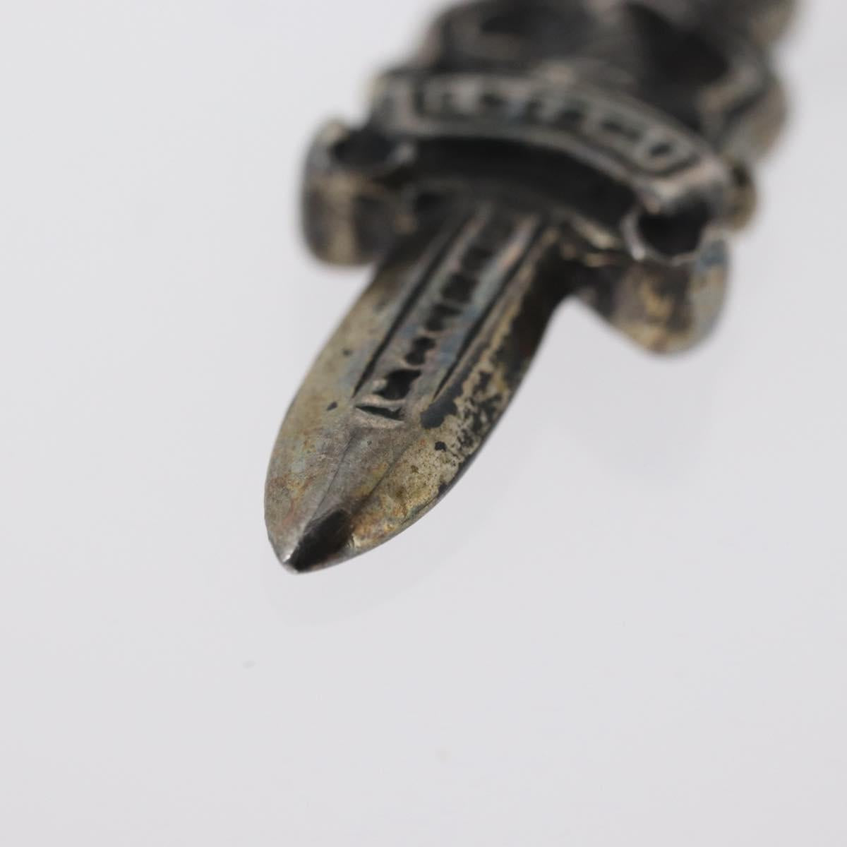 Chrome Hearts Dagger Charm Pendant Top Ag925 Silver Auth 172417SAV