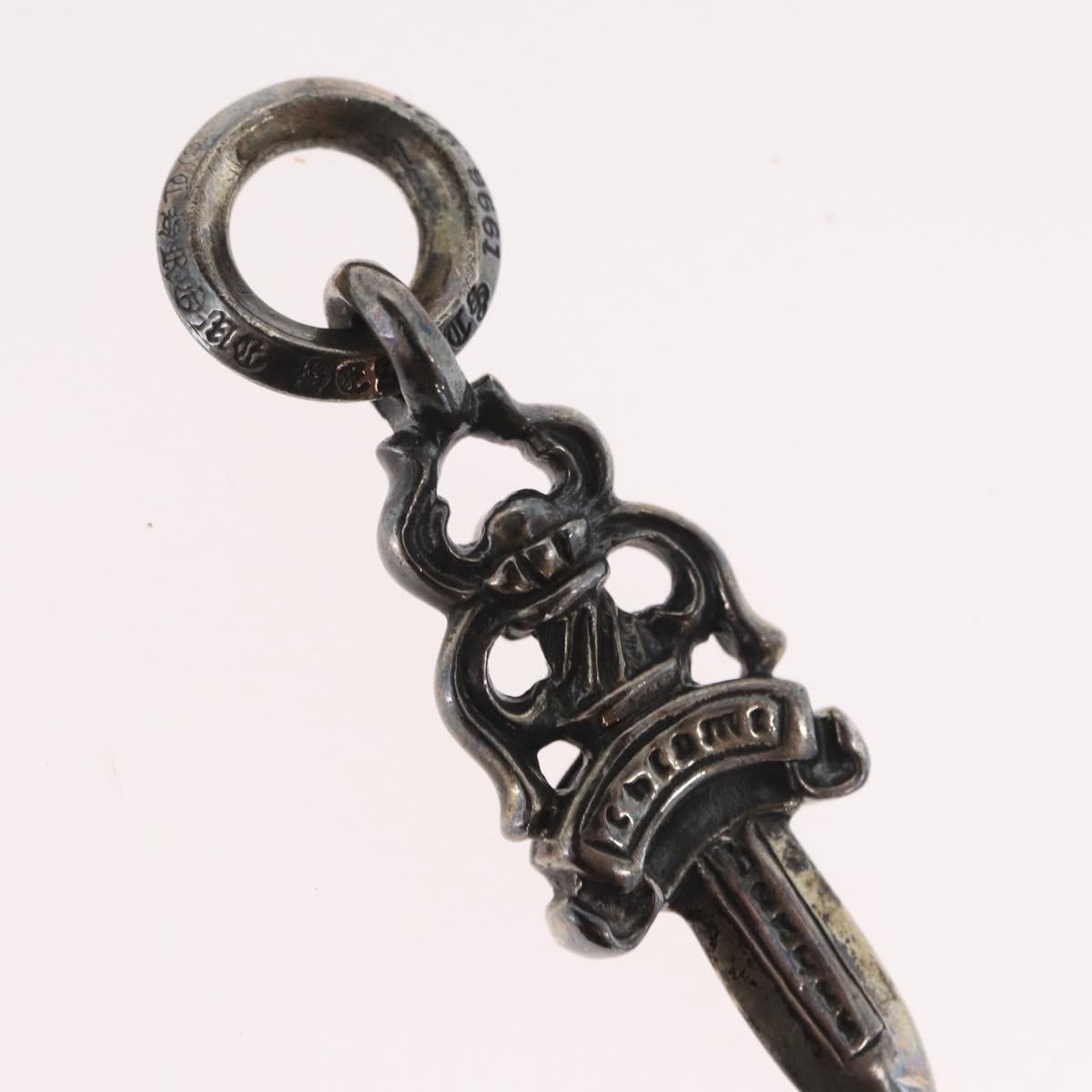 Chrome Hearts Dagger Charm Pendant Top Ag925 Silver Auth 172417SAV
