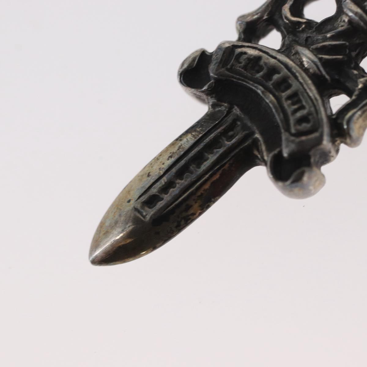 Chrome Hearts Dagger Charm Pendant Top Ag925 Silver Auth 172417SAV