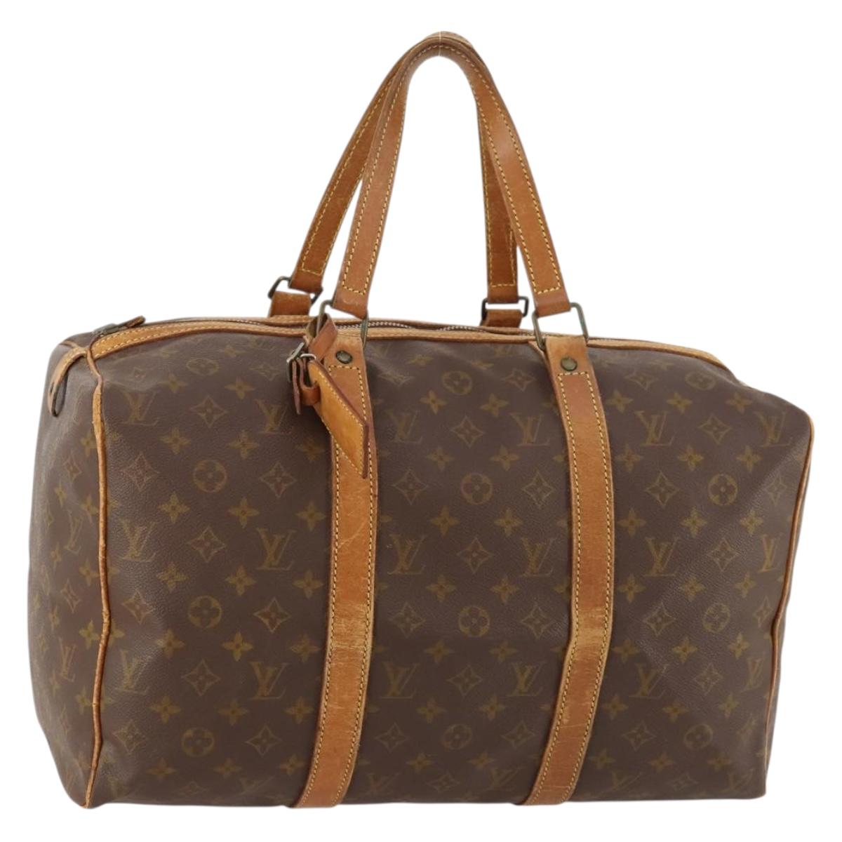 LOUIS VUITTON Monogram Sac Souple 45 Boston Bag M41624 LV Auth 172429