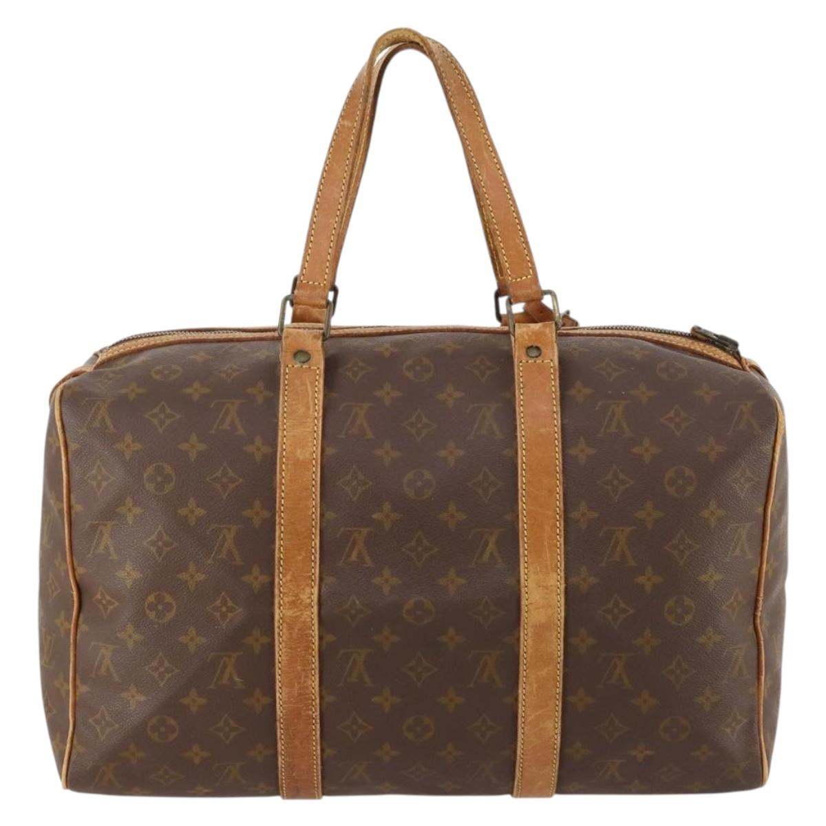 LOUIS VUITTON Monogram Sac Souple 45 Boston Bag M41624 LV Auth 172429