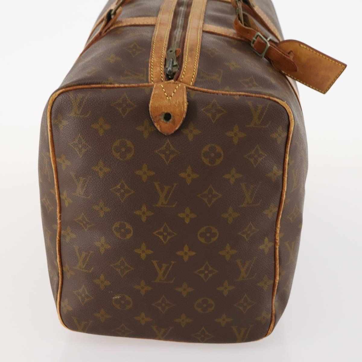 LOUIS VUITTON Monogram Sac Souple 45 Boston Bag M41624 LV Auth 172429