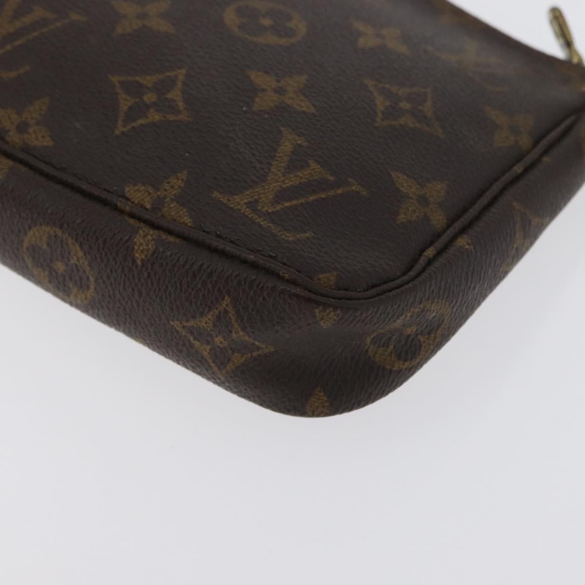 LOUIS VUITTON Monogram Pochette Accessoires Pouch M51980 LV Auth 172431