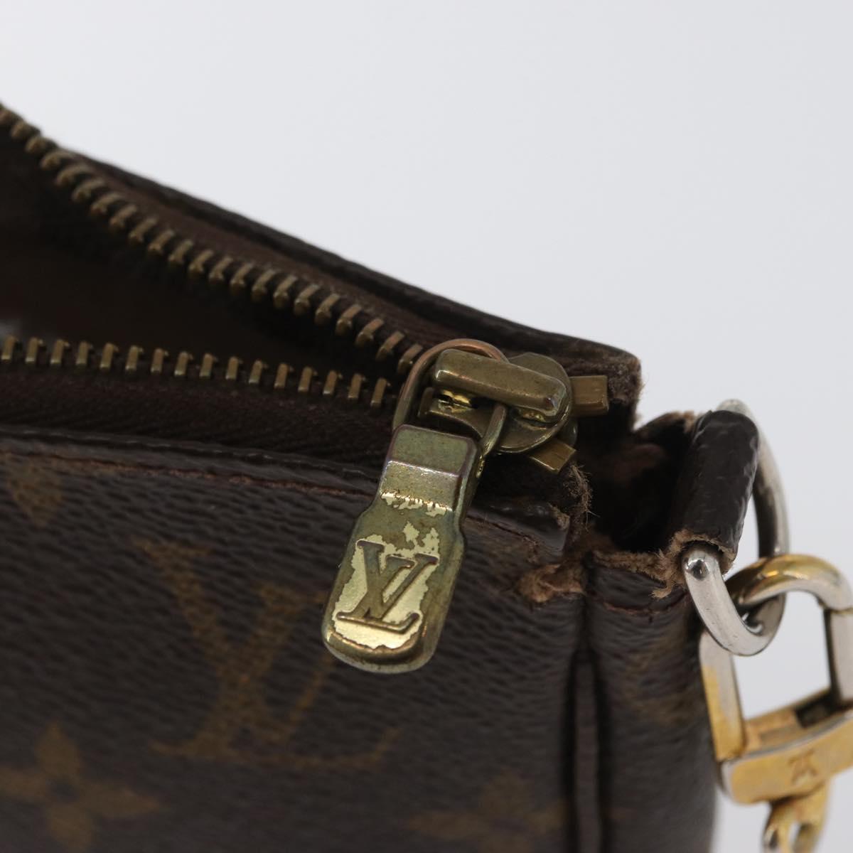 LOUIS VUITTON Monogram Pochette Accessoires Pouch M51980 LV Auth 172431
