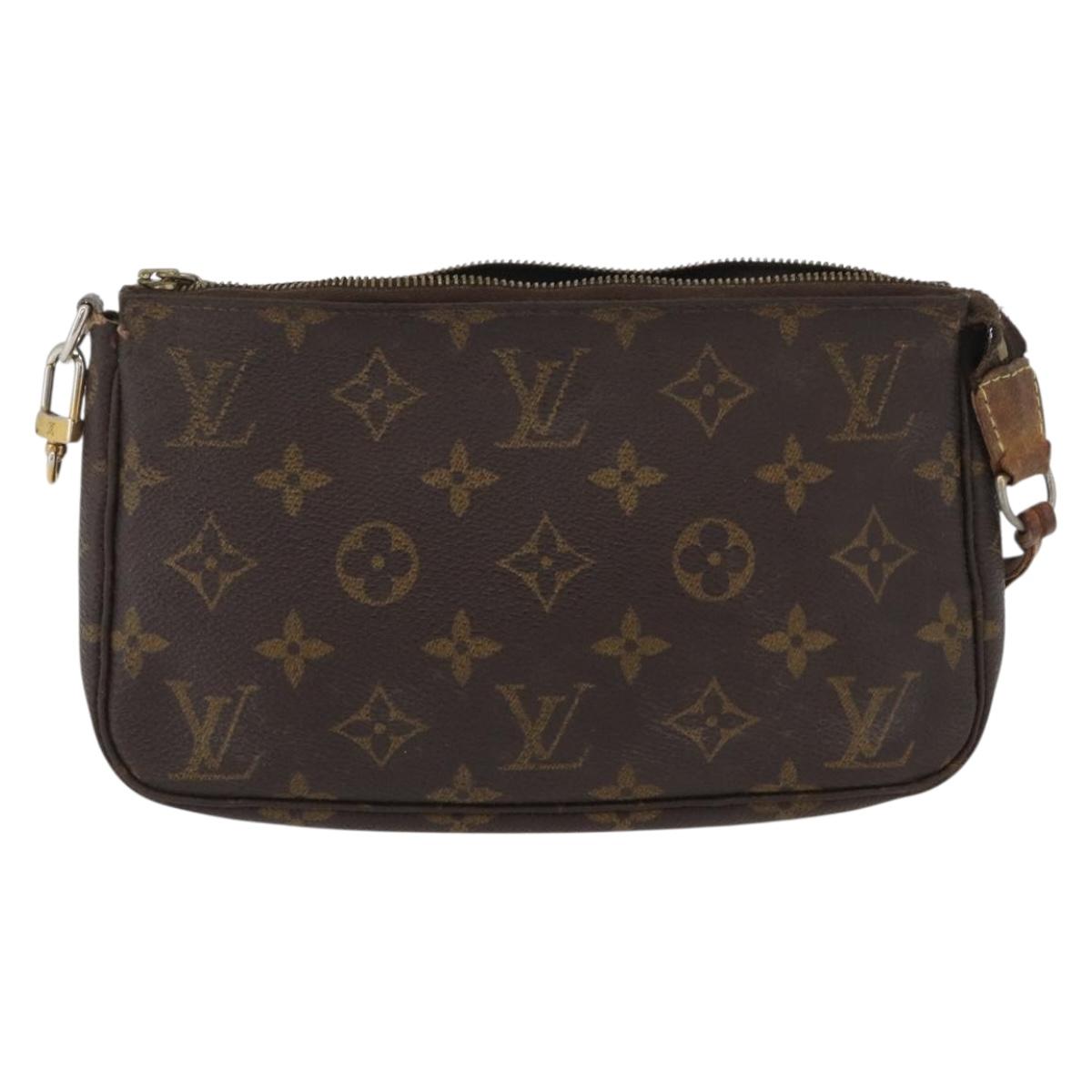 LOUIS VUITTON Monogram Pochette Accessoires Pouch M51980 LV Auth 172431