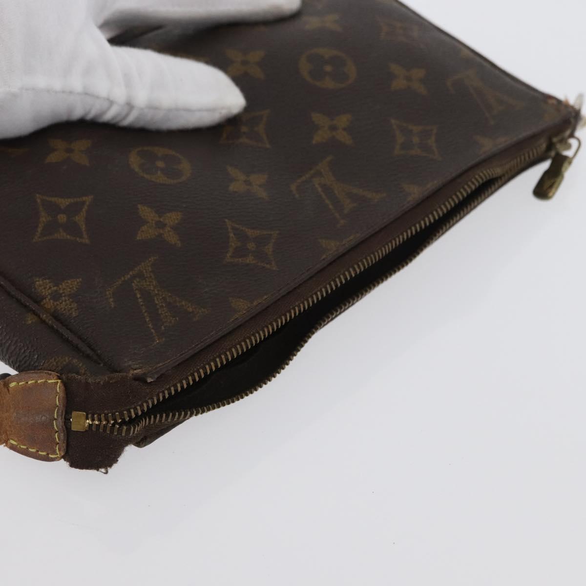 LOUIS VUITTON Monogram Pochette Accessoires Pouch M51980 LV Auth 172431