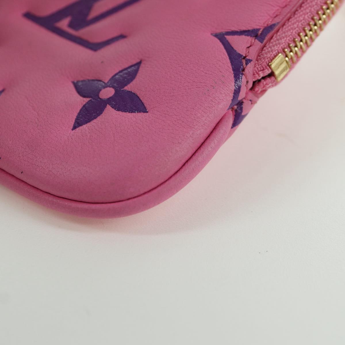 LOUIS VUITTON Monogram Lanyard Milty Pochette Coin Purse MP3072 LV Auth 172443M