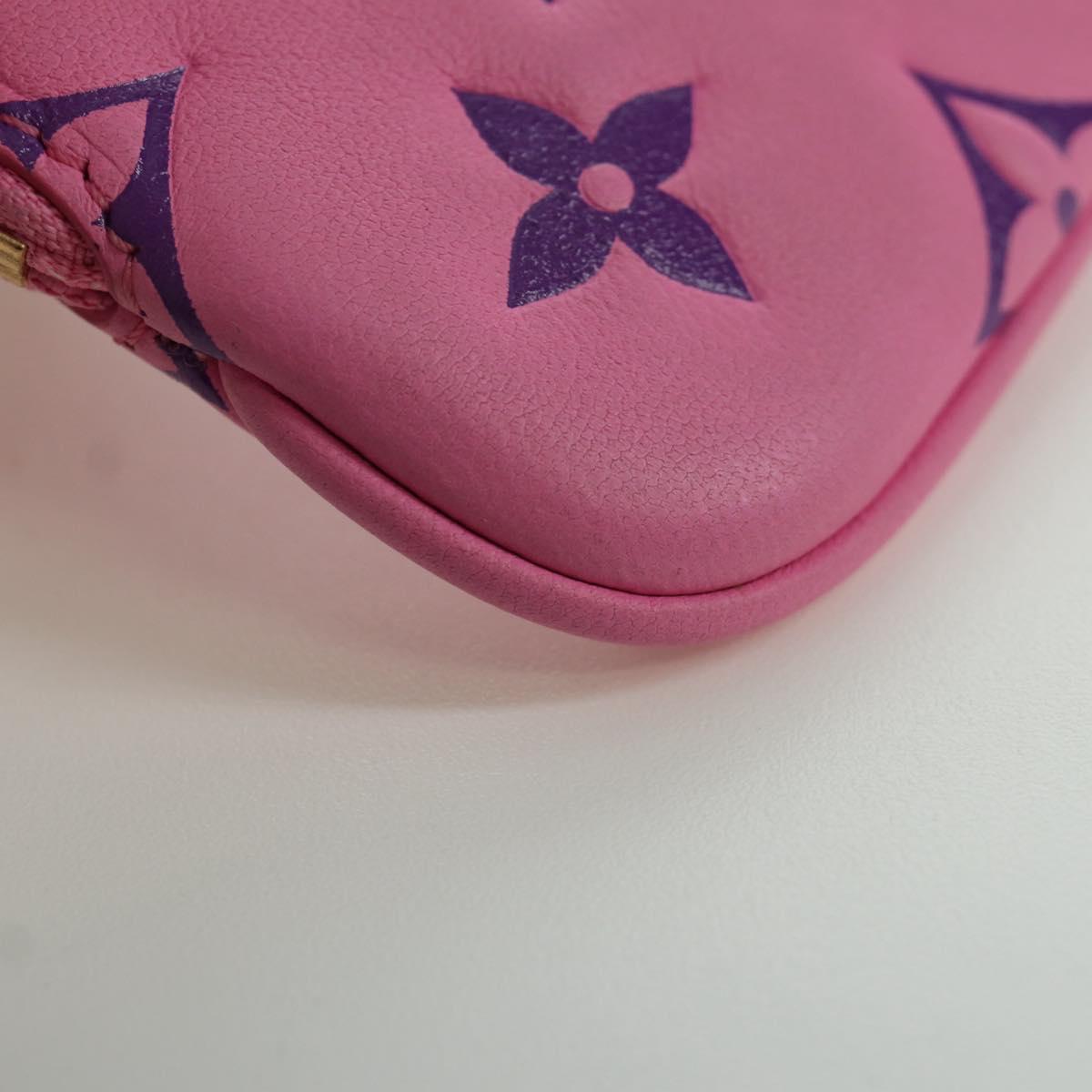 LOUIS VUITTON Monogram Lanyard Milty Pochette Coin Purse MP3072 LV Auth 172443M