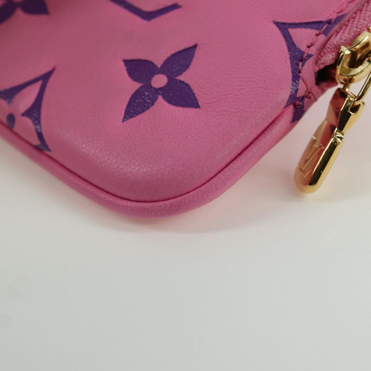 LOUIS VUITTON Monogram Lanyard Milty Pochette Coin Purse MP3072 LV Auth 172443M