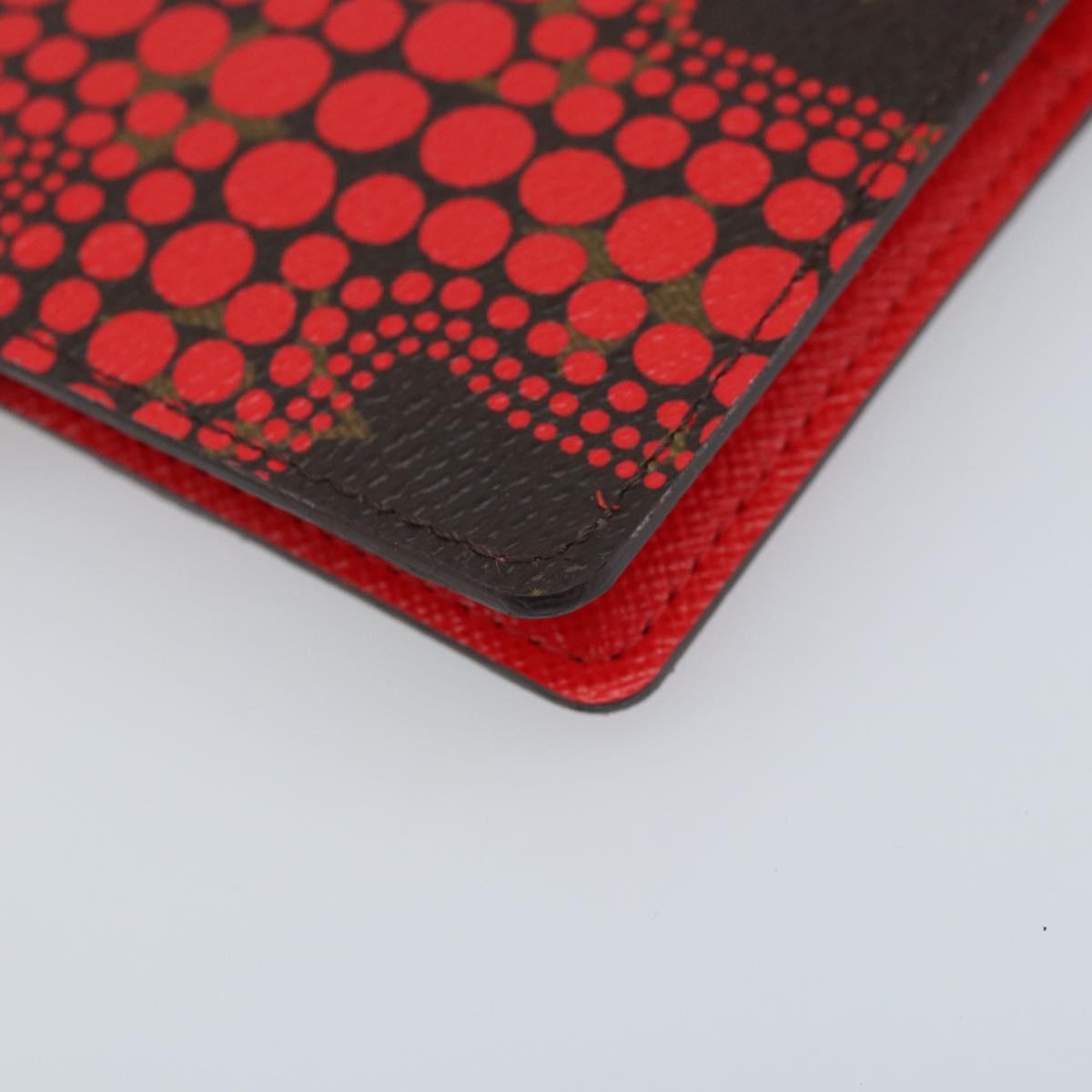 LOUIS VUITTON Yayoi Kusama Agenda PM Day Planner Cover Red R21132 Auth 172444SAV