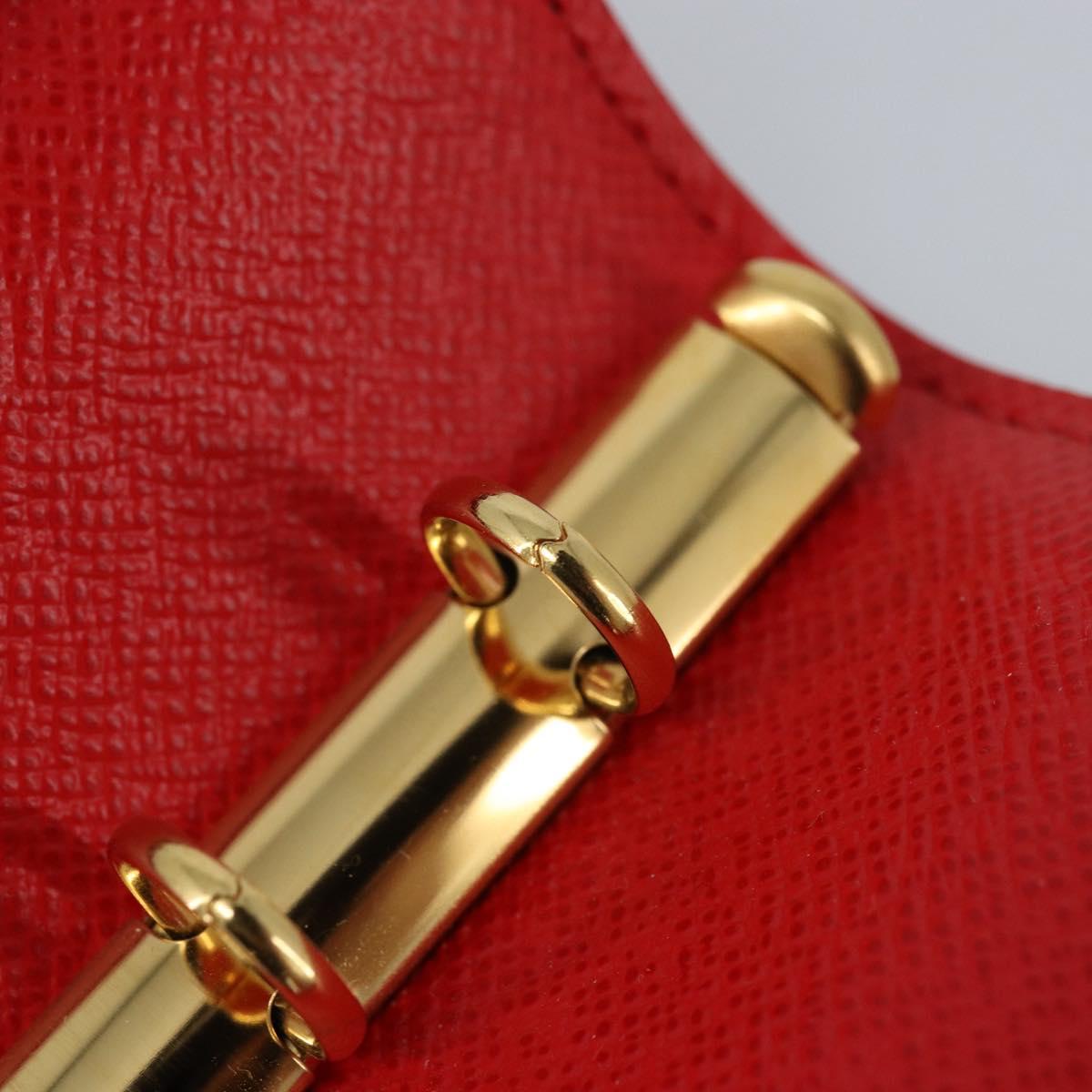 LOUIS VUITTON Yayoi Kusama Agenda PM Day Planner Cover Red R21132 Auth 172444SAV