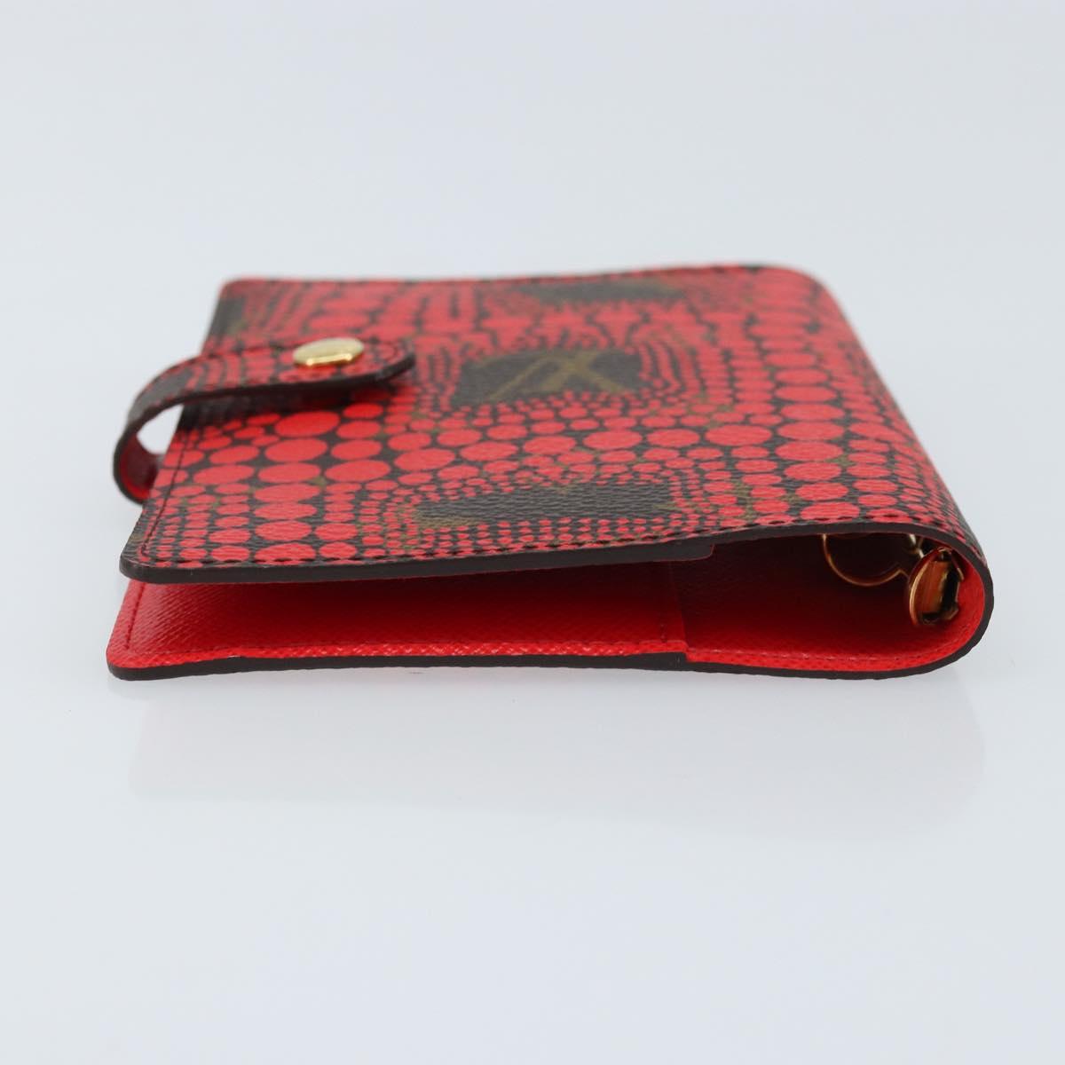 LOUIS VUITTON Yayoi Kusama Agenda PM Day Planner Cover Red R21132 Auth 172444SAV