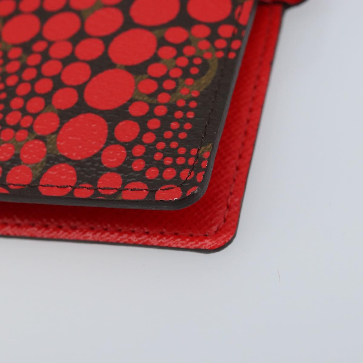 LOUIS VUITTON Yayoi Kusama Agenda PM Day Planner Cover Red R21132 Auth 172444SAV