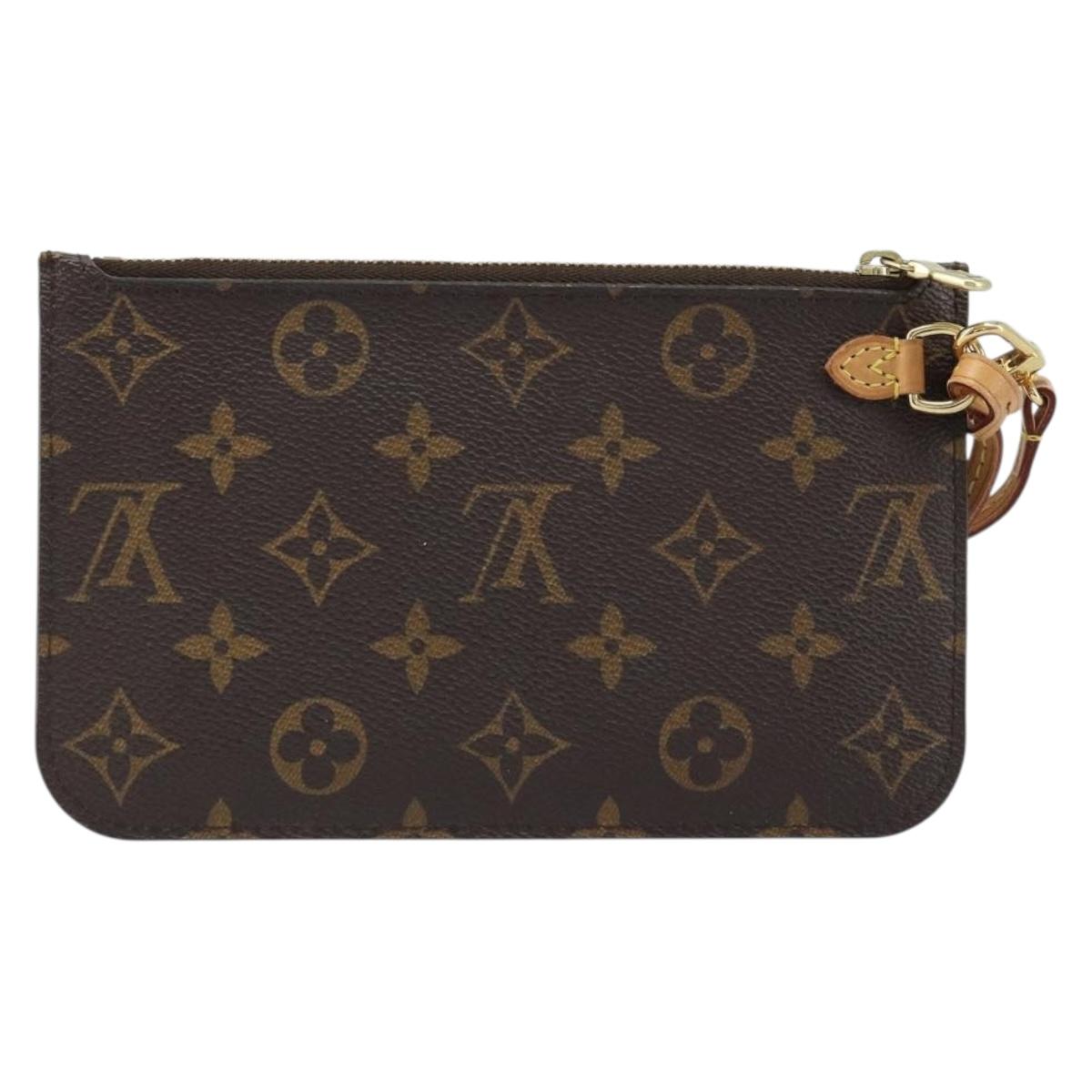 LOUIS VUITTON Monogram Neverfull PM Pouch LV Auth 172449A