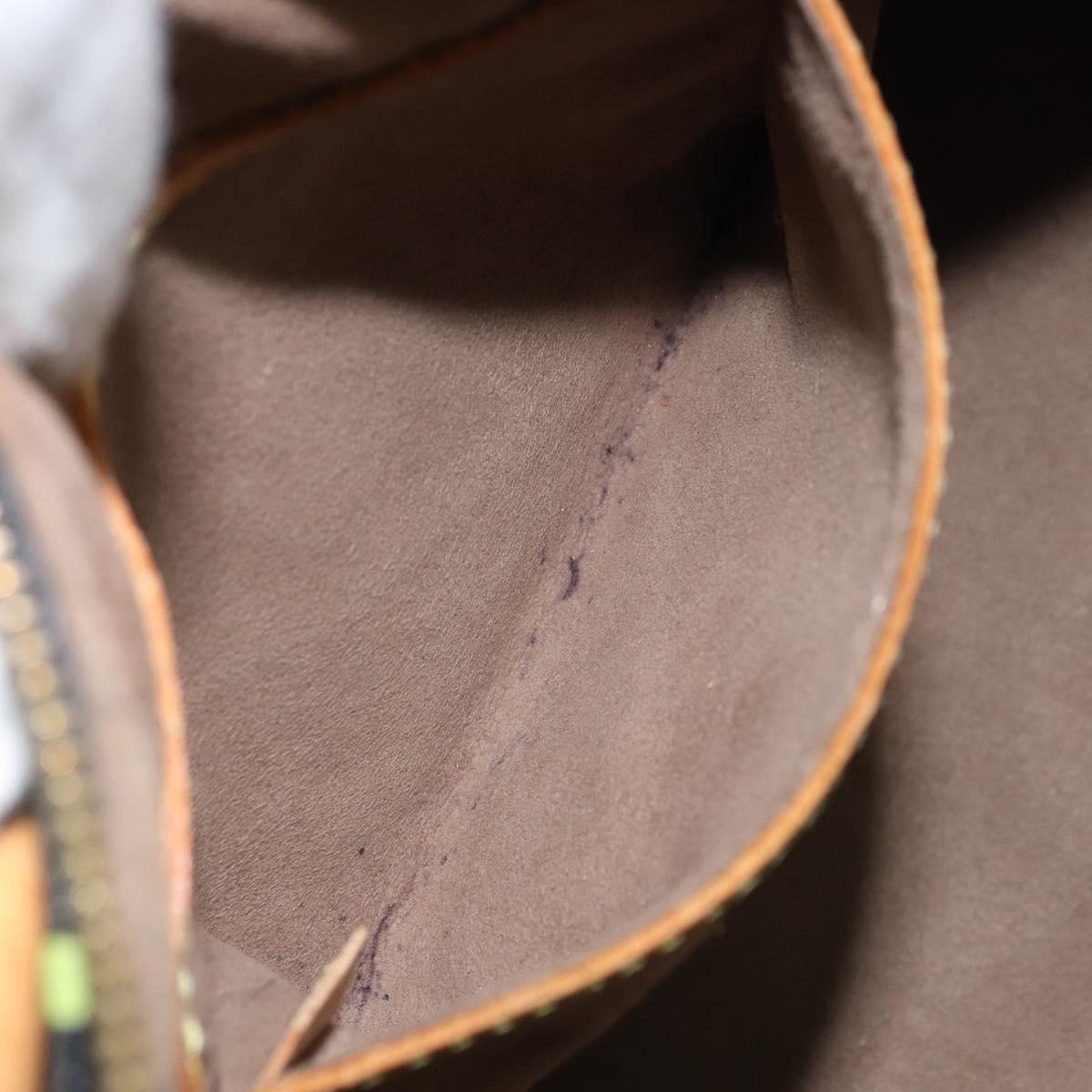 LOUIS VUITTON Monogram Multicolor Alma Hand Bag Black M92646 LV Auth 172460A