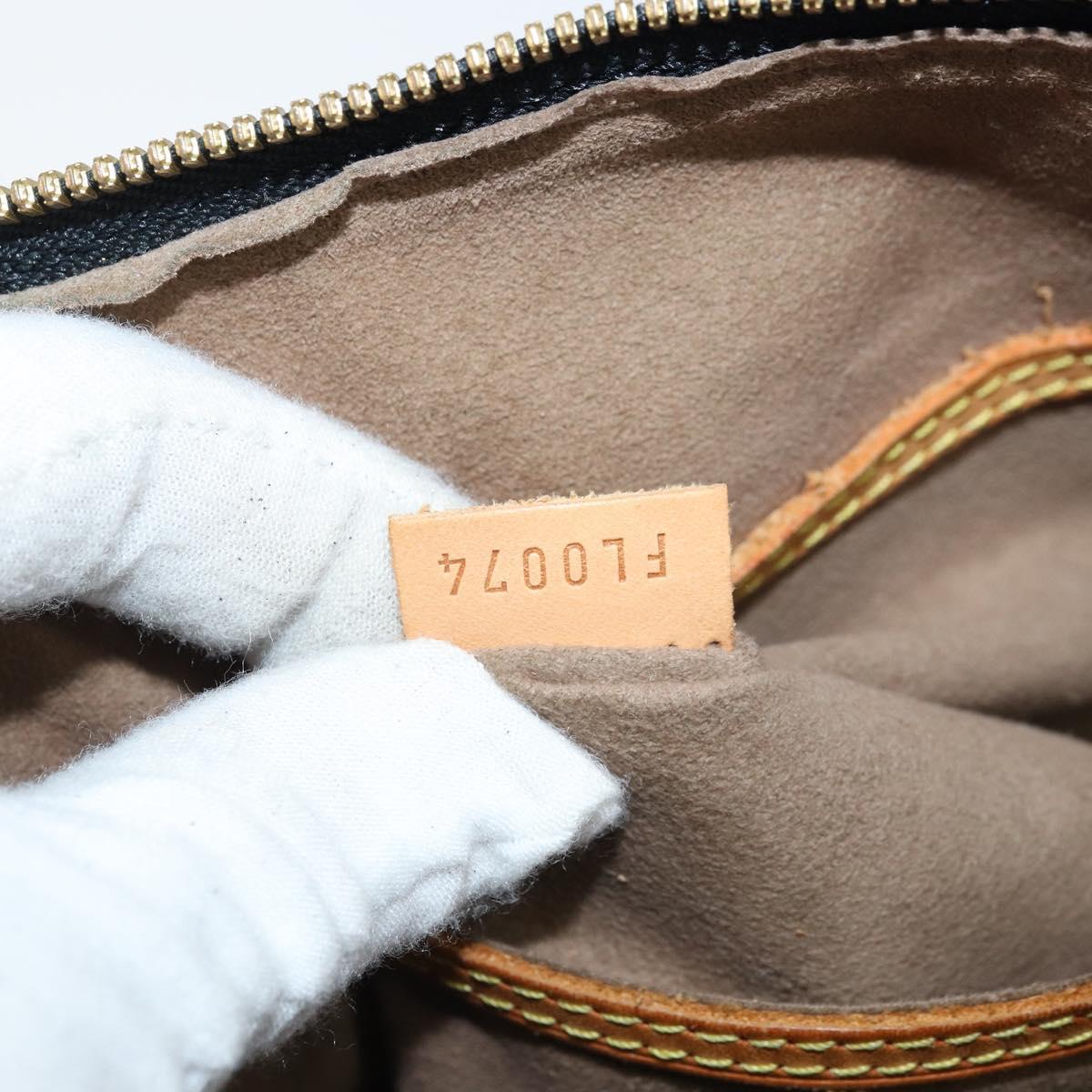 LOUIS VUITTON Monogram Multicolor Alma Hand Bag Black M92646 LV Auth 172460A