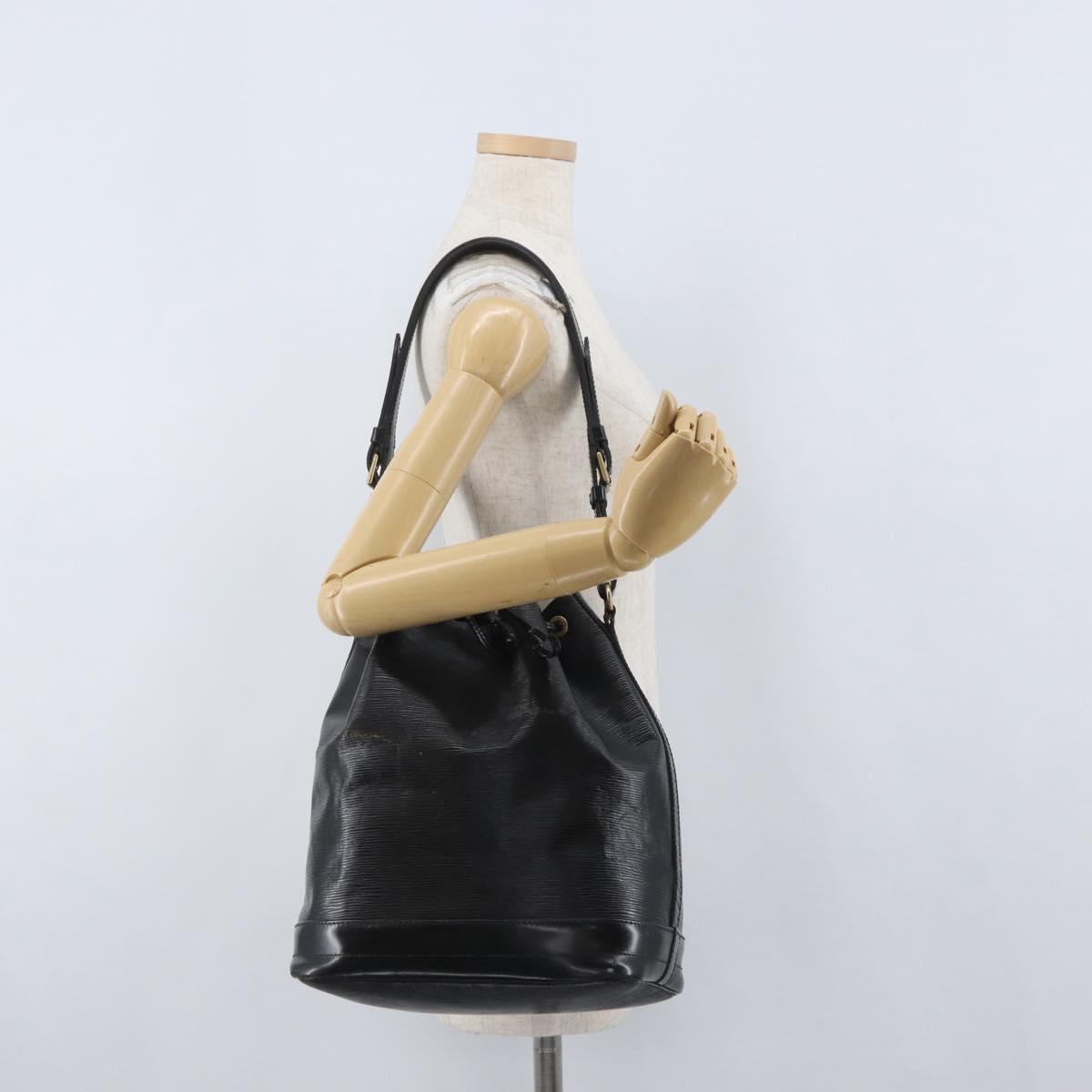 LOUIS VUITTON Epi Noe Shoulder Bag Black M44002 LV Auth 172470