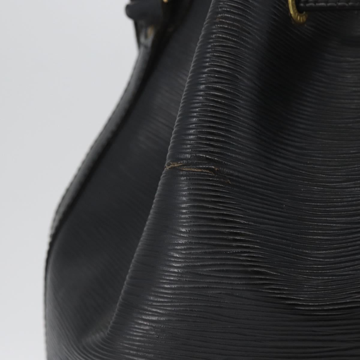 LOUIS VUITTON Epi Noe Shoulder Bag Black M44002 LV Auth 172470